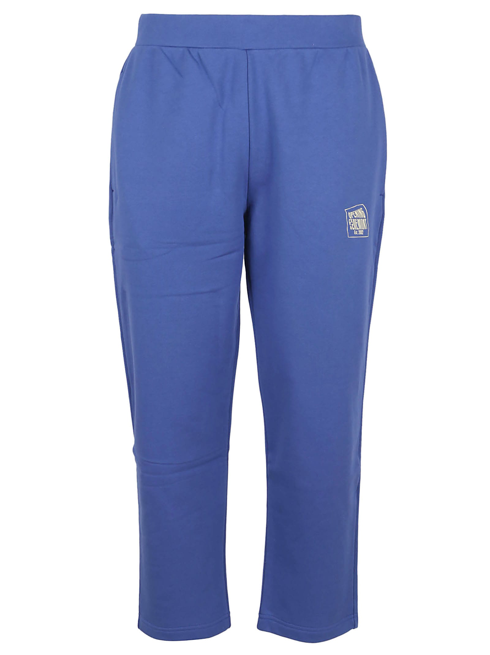 OPENING CEREMONY SMALL WARPED LOGO SWEATPANT,YMCH003S21FL.E002 4701 COBALT WHIT