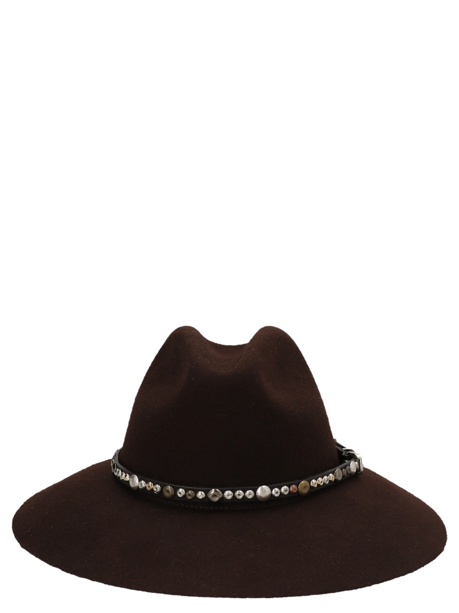 Shop Golden Goose Fedora Hat In Chicory Coffee
