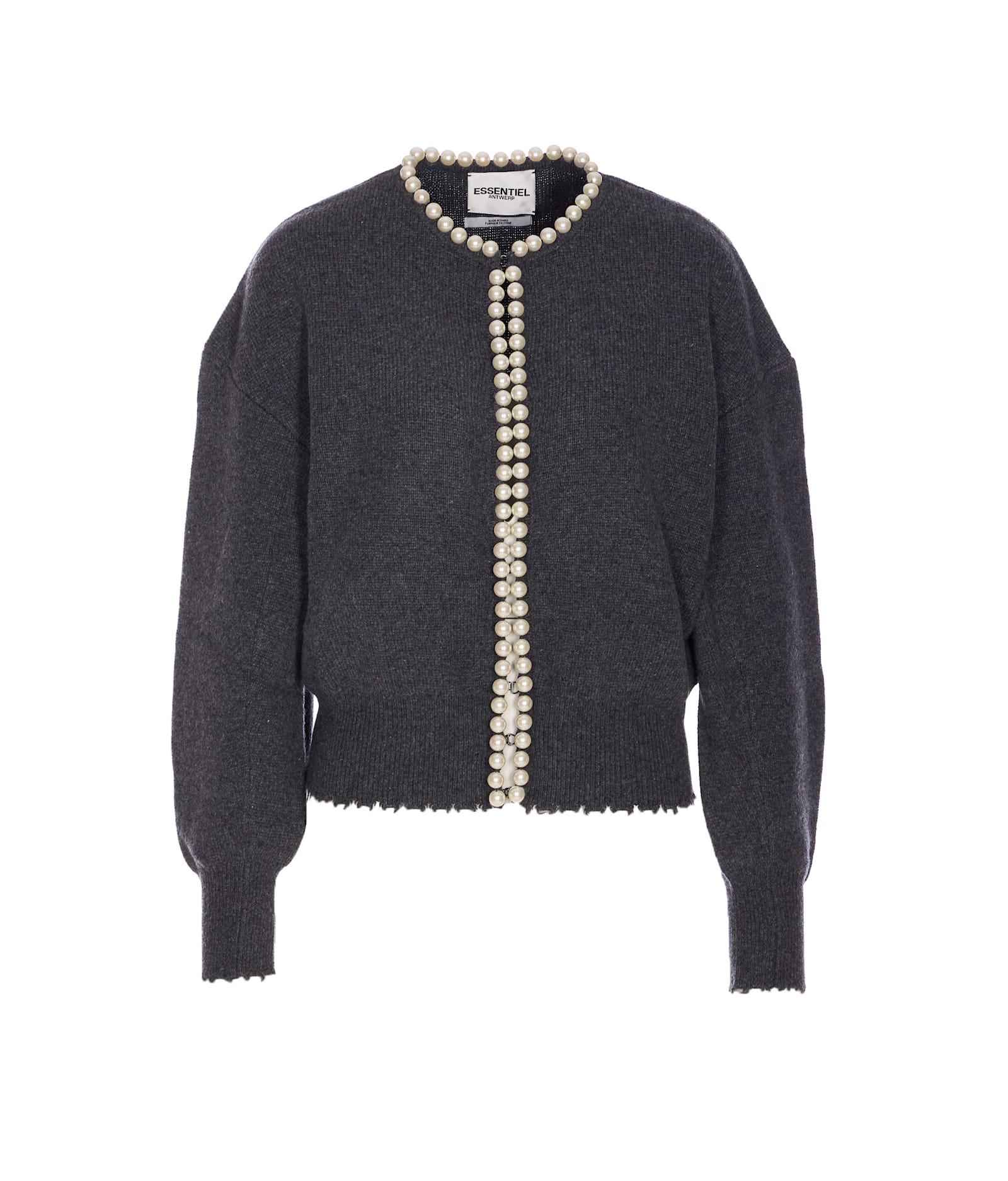 Essentiel Antwerp Ideas Grey Cardigan In Gray