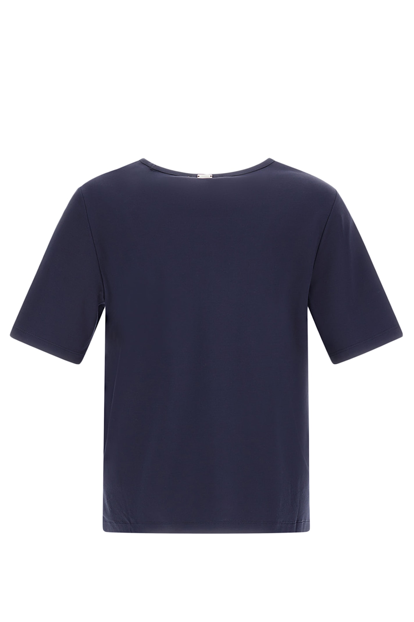 Herno Side Slits Cotton T-shirt Clothing