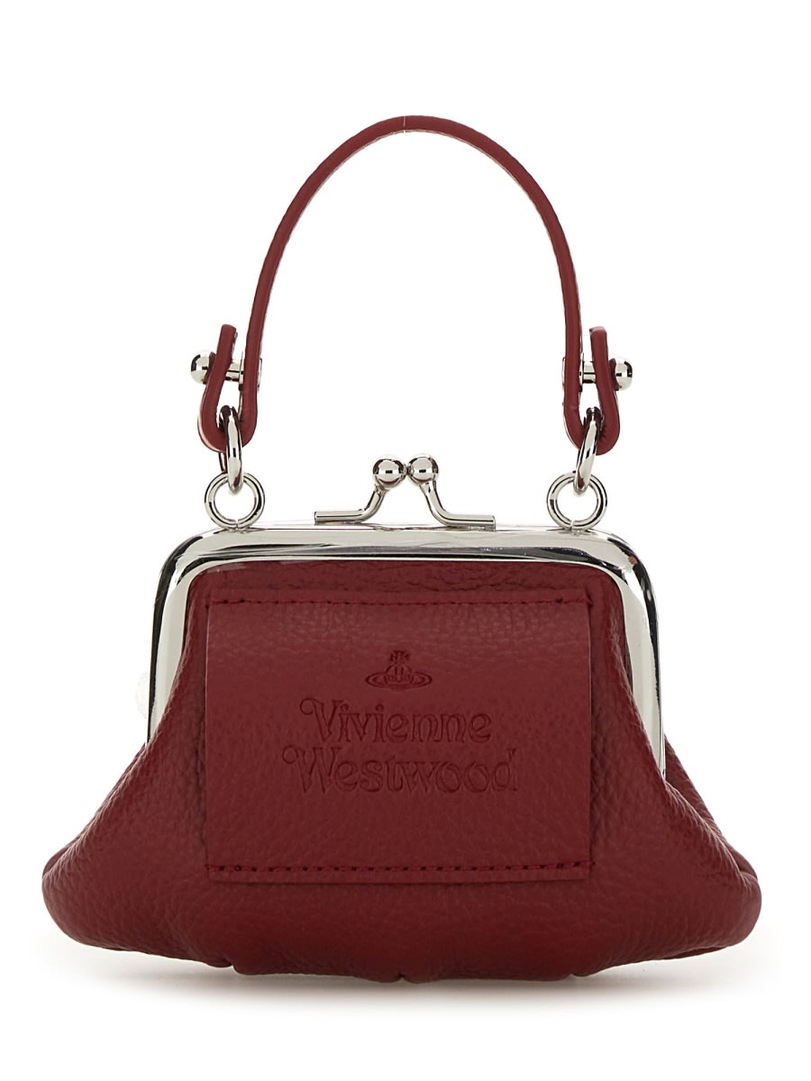 Vivienne Westwood Mini Granny Bag In Bordeaux