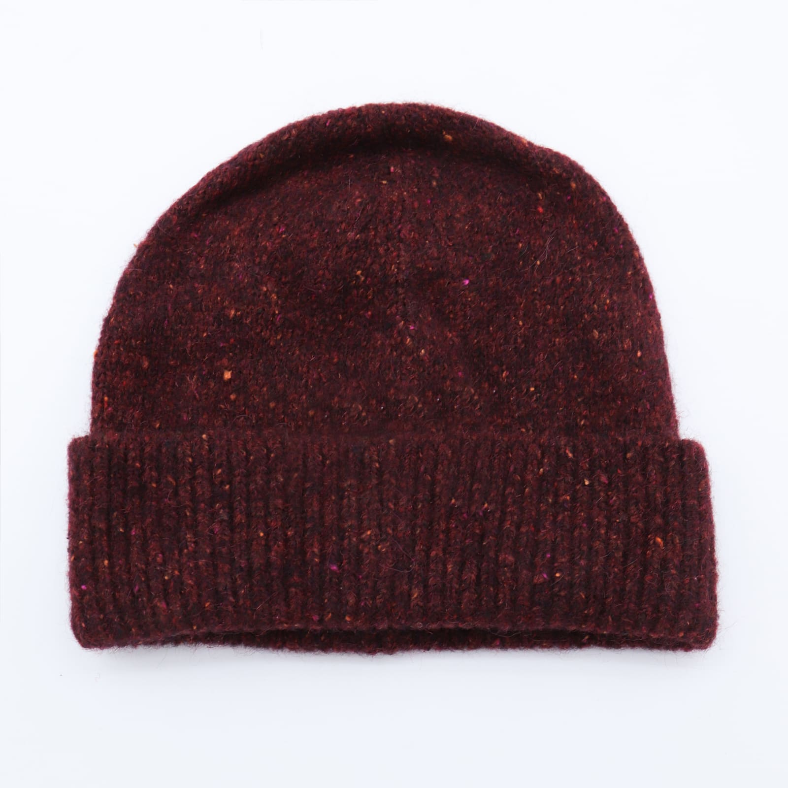 Dark Red Cashmere Hat