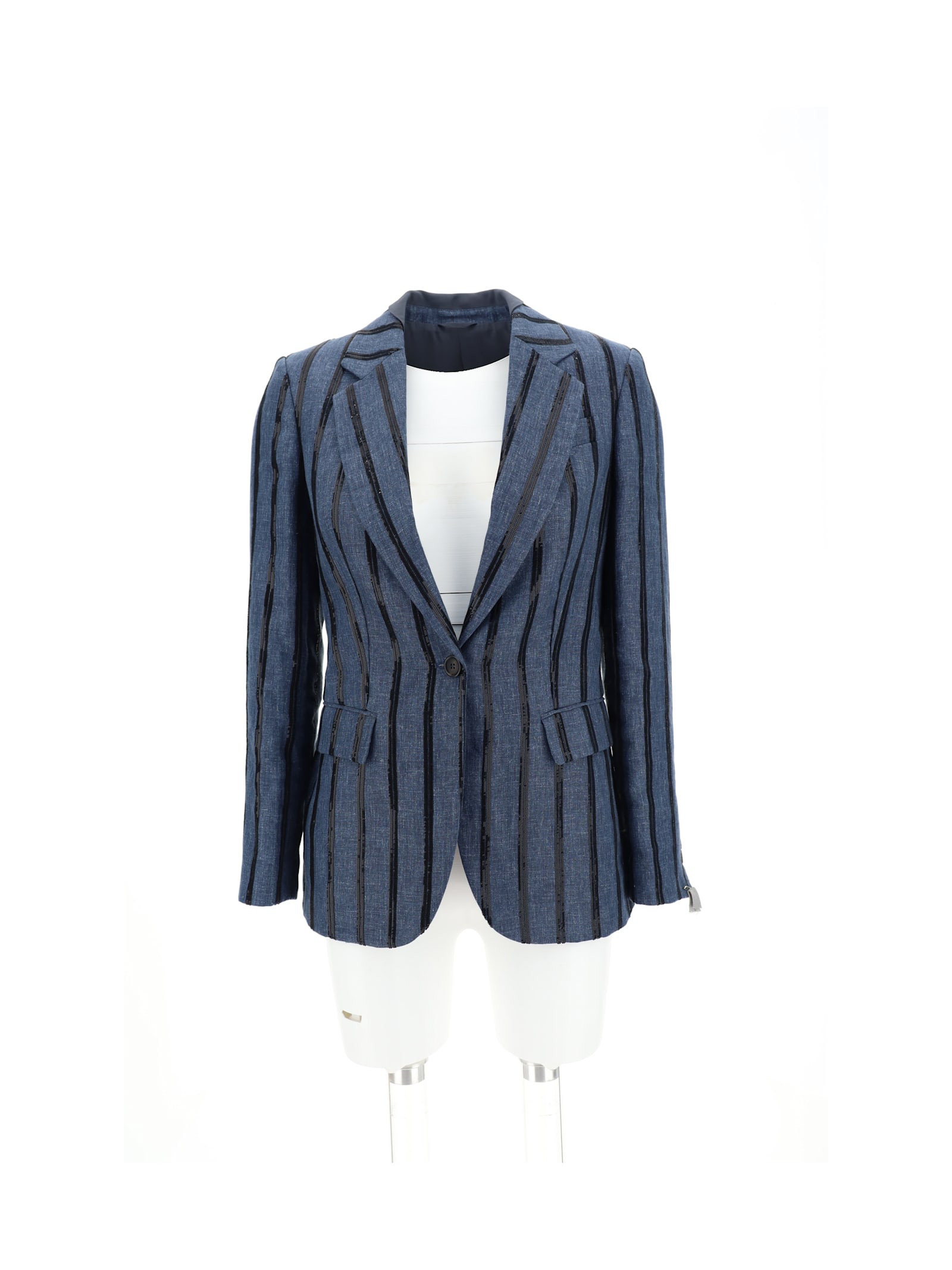 Brunello Cucinelli Blazer Jacket In Multi
