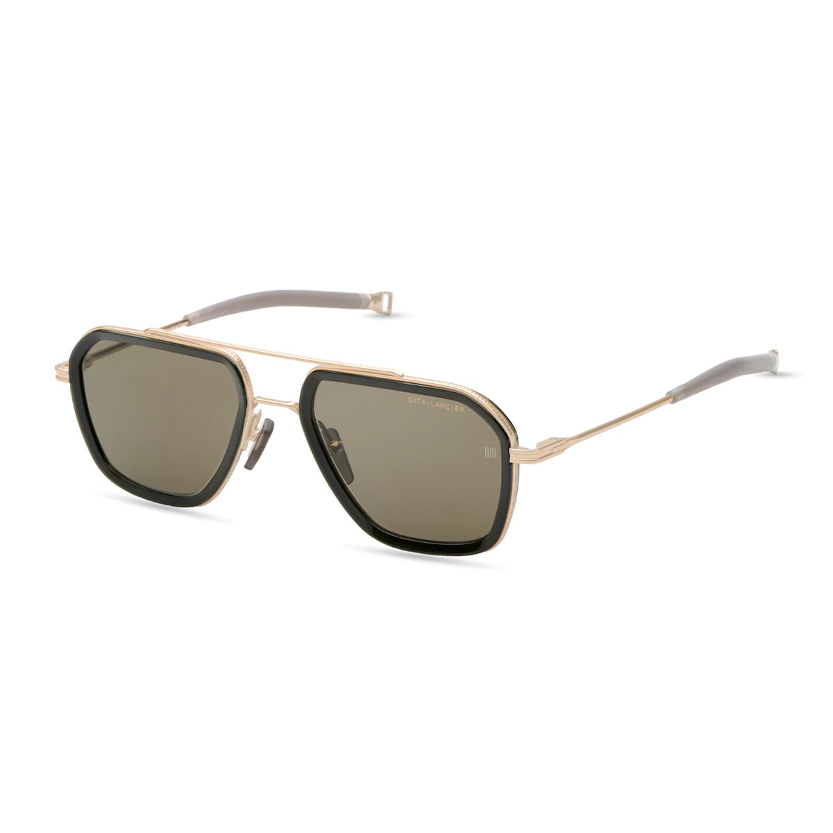 Dita Lancier Lsa 433 03 Black Sand Sunglasses In Brown