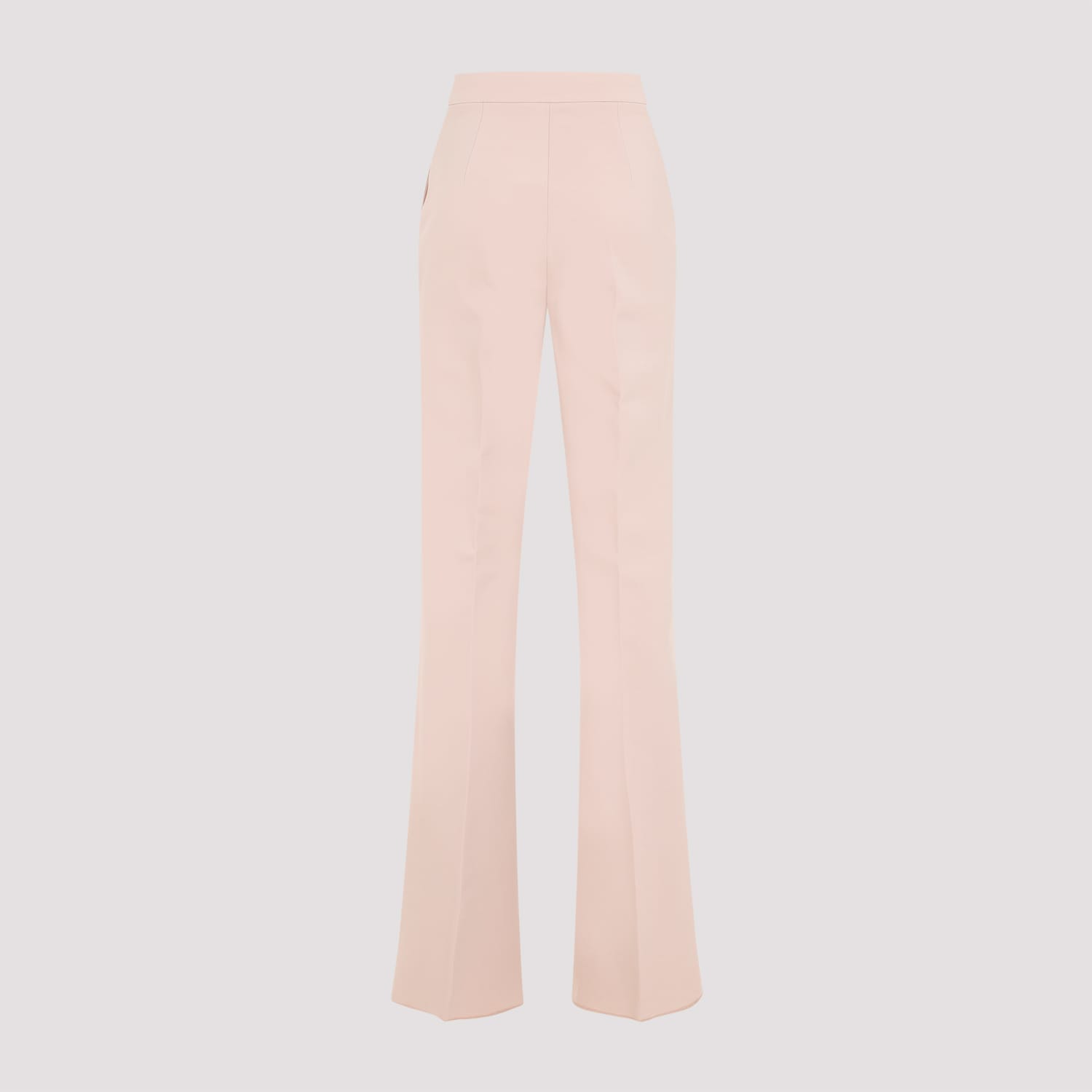 Shop Max Mara Viscose Norcia Pants In Cipria