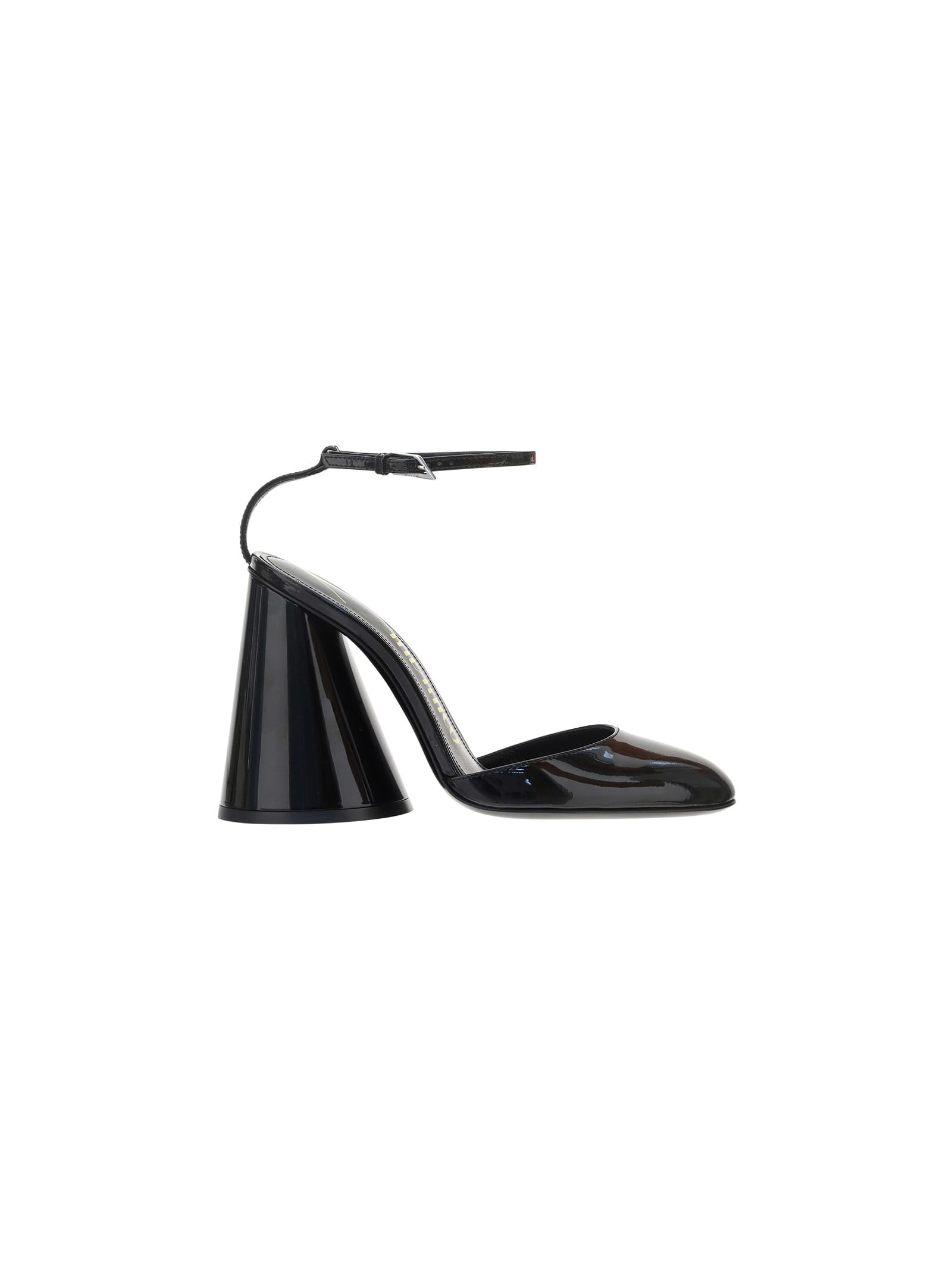 Shop Attico Luz Slingback Sandals In Black