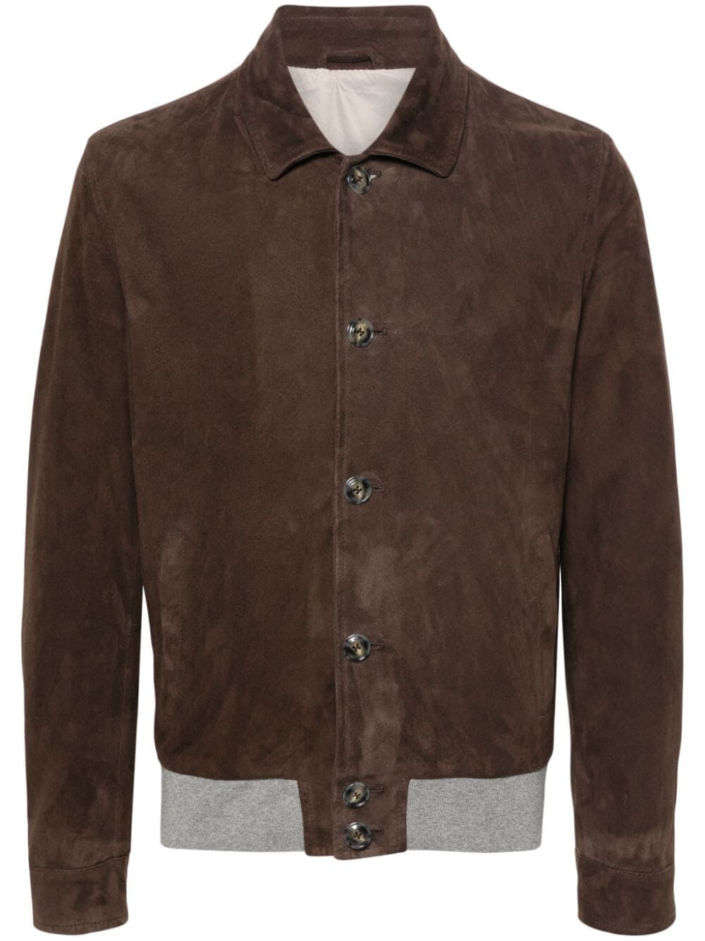 Shop Barba Napoli Colin Sport Jacket In Dark Brown