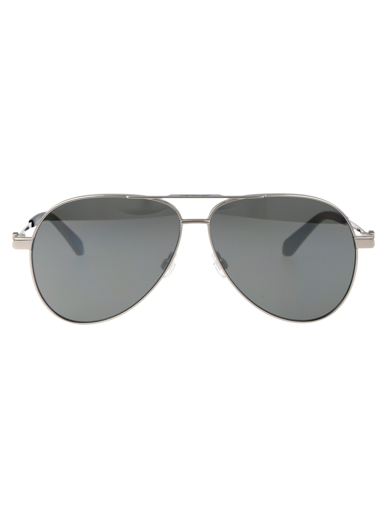 Shop Off-white Ruston L Sunglasses In 7272 Silver Silver