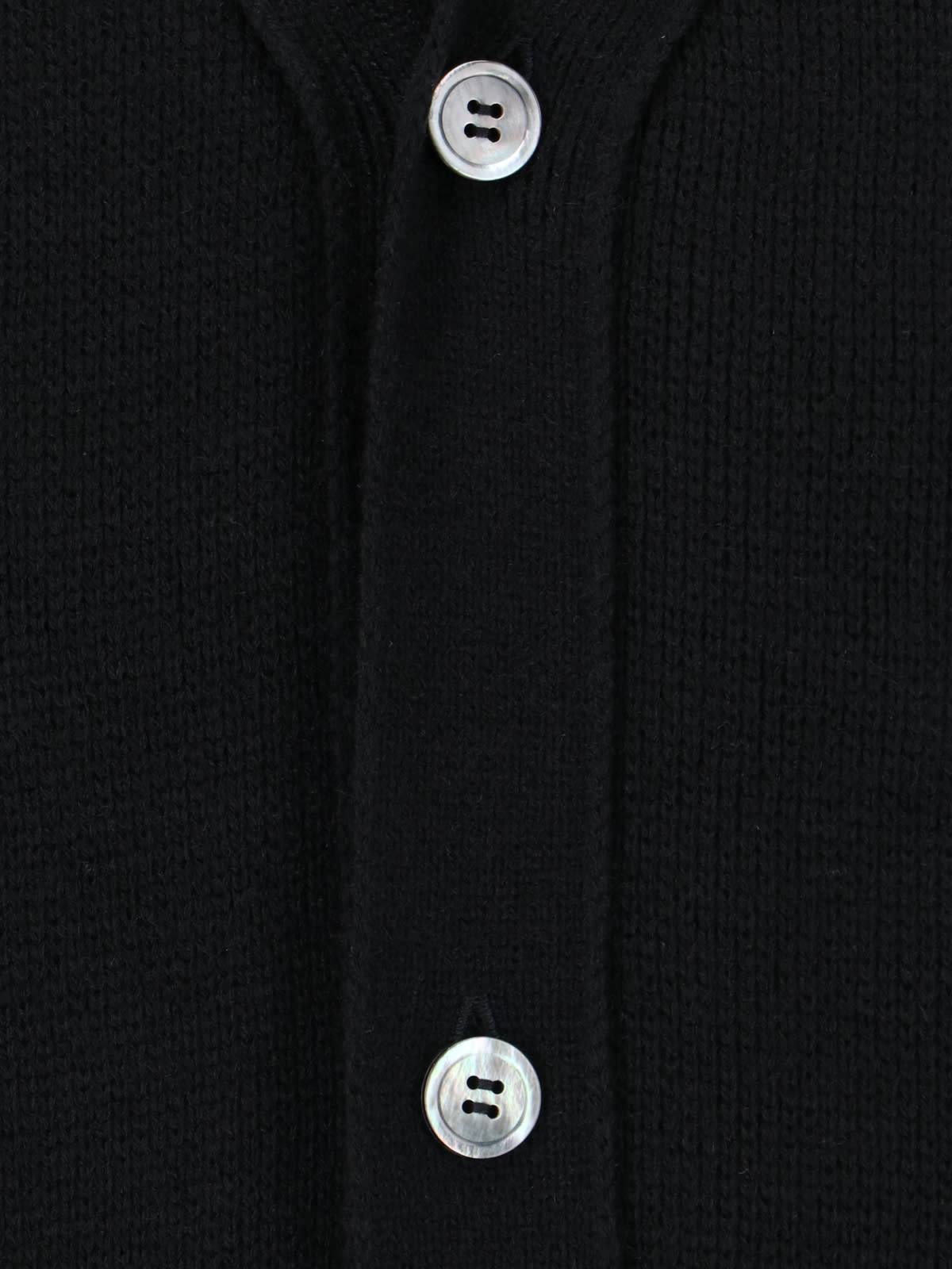 Shop Comme Des Garçons Homme Deux Button Detail Cardigan In Black