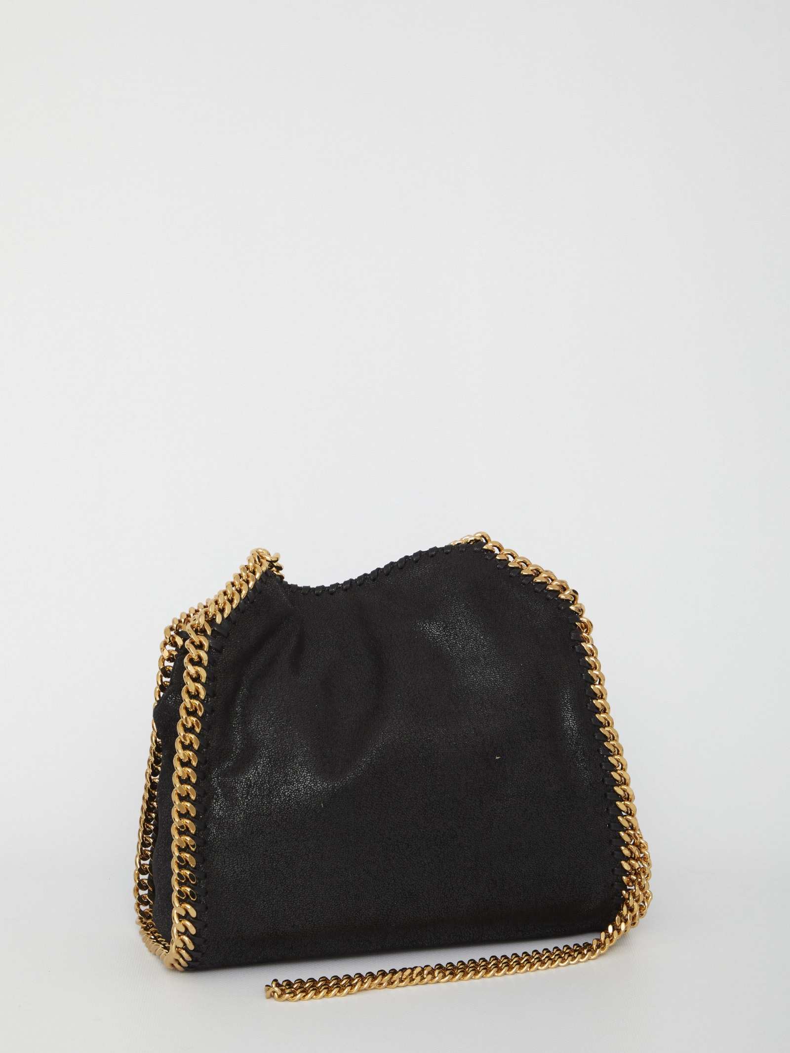 Shop Stella Mccartney Mini Falabella Tote Bag In Black