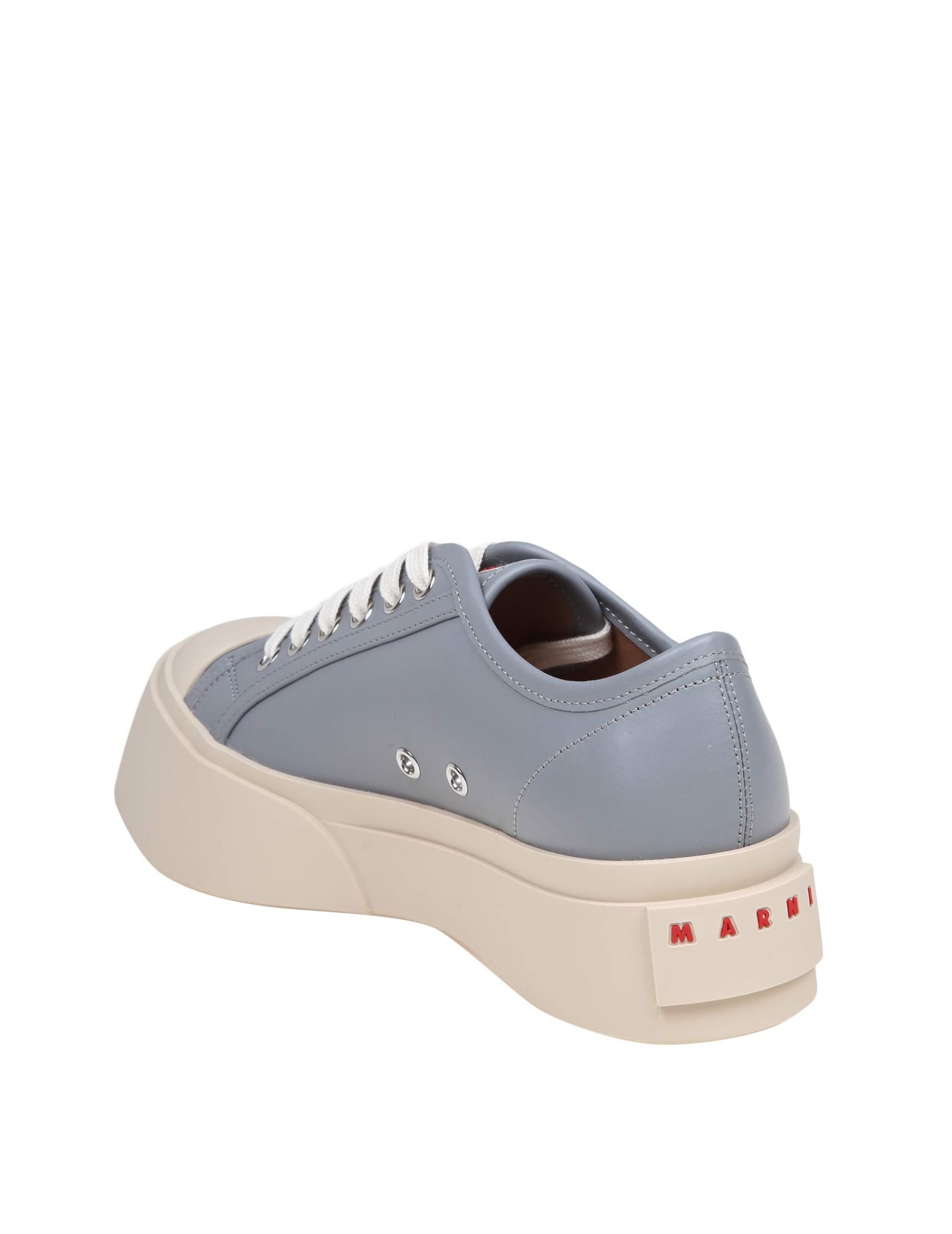 Shop Marni Pablo Sneakers In Gray Nappa In Grey