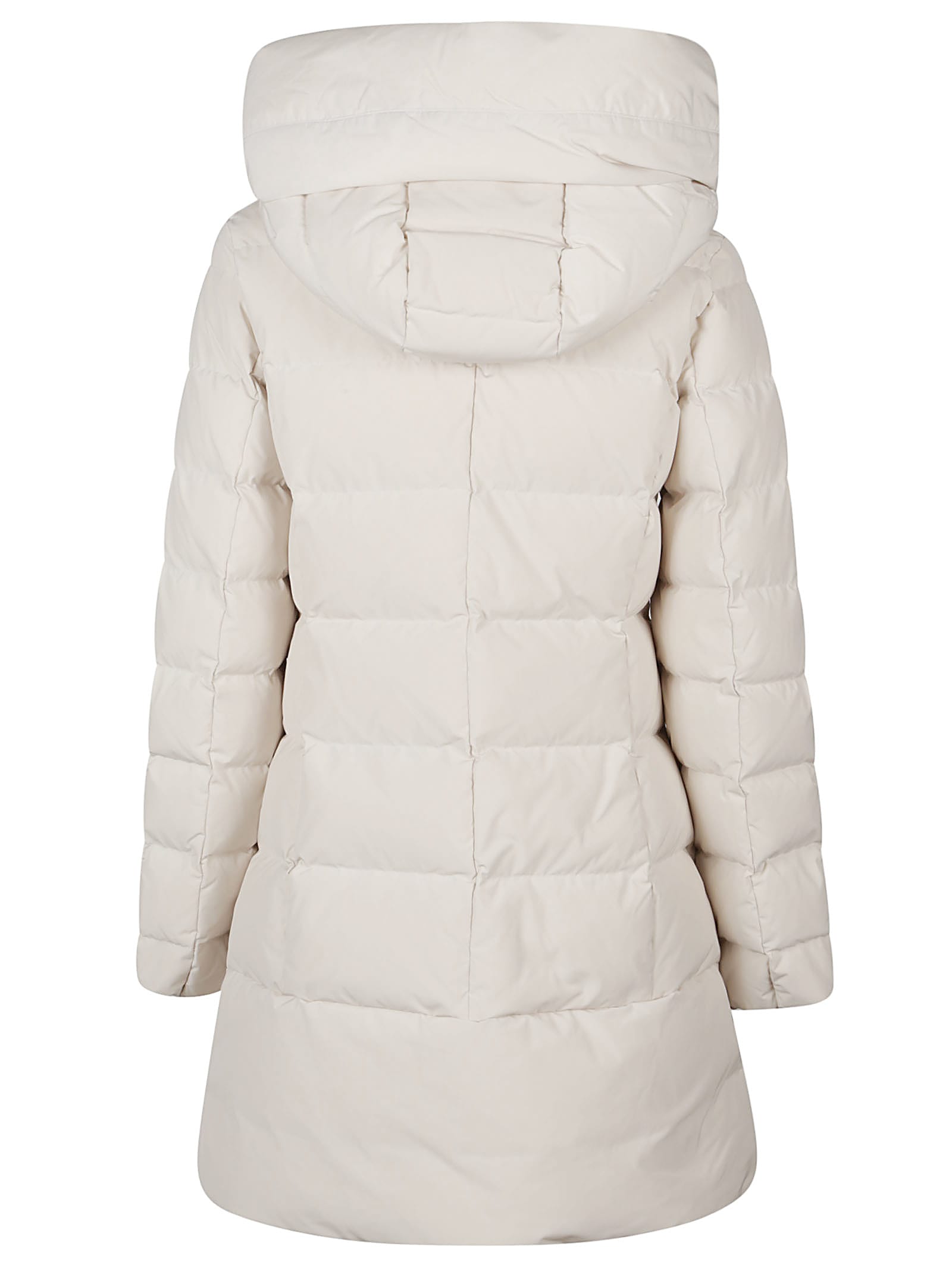 Shop Woolrich Puffy Prescott Parka In Milky Cream