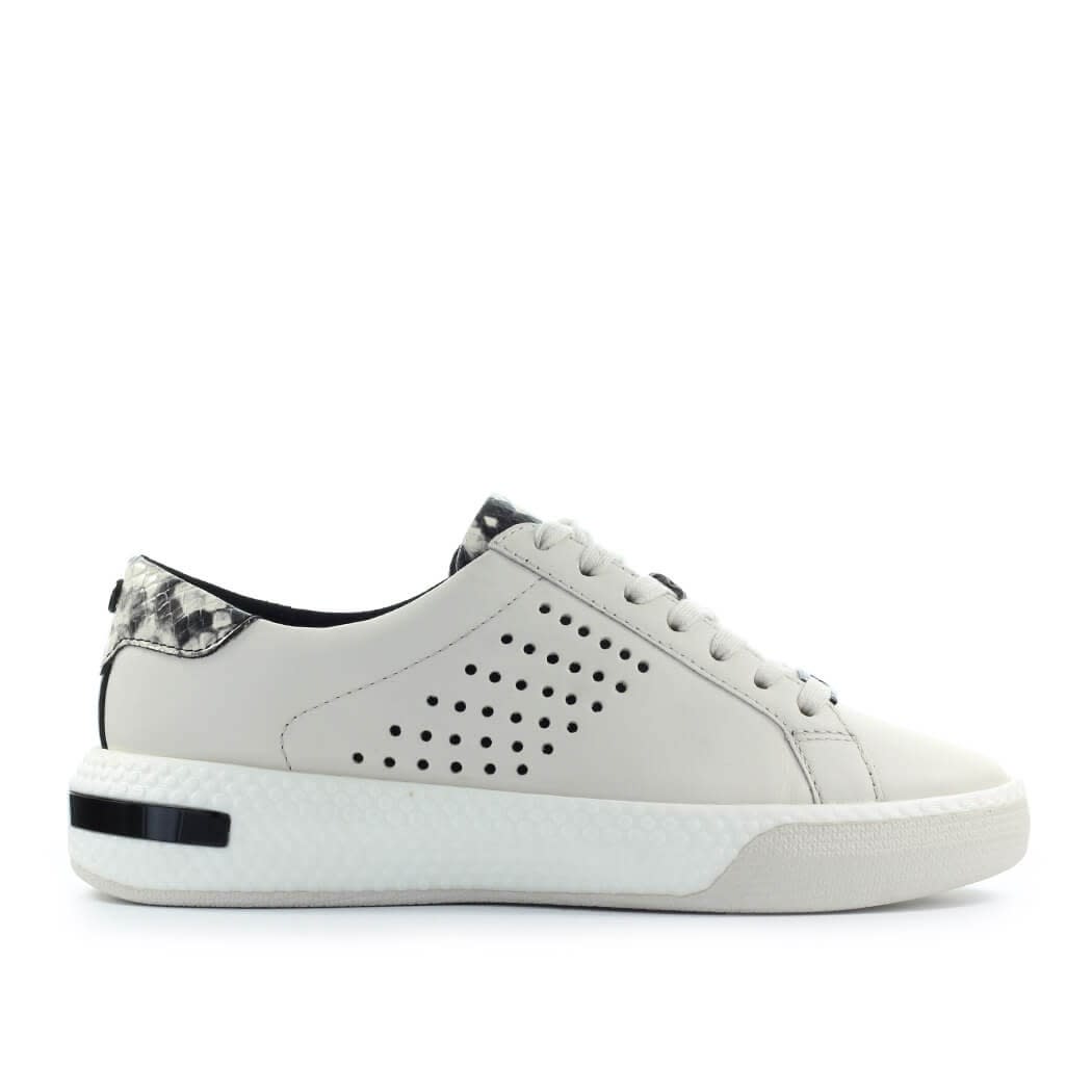 Buy Michael Kors Codie Lace Up Cream Sneaker online, shop Michael Kors shoes with free shipping