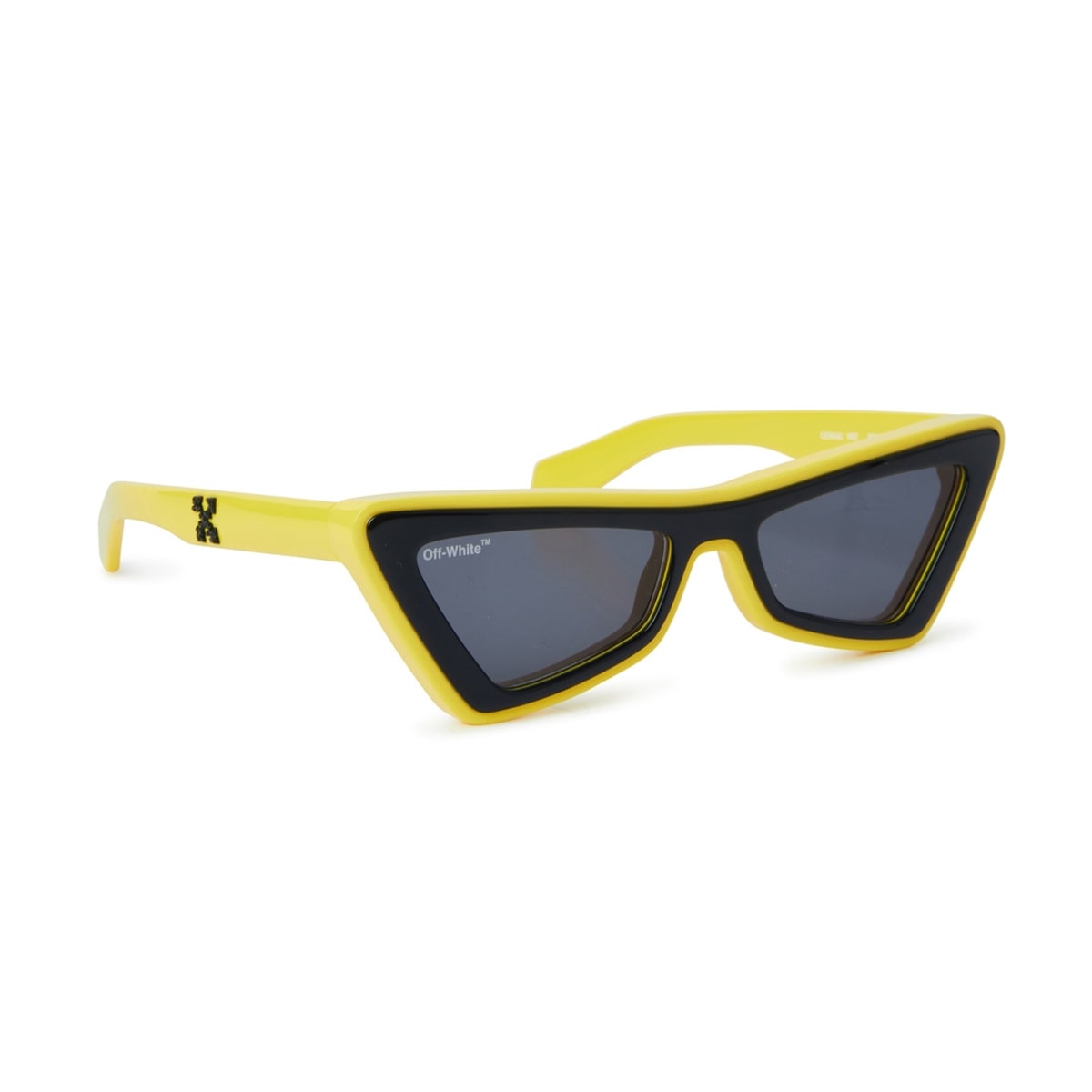 Shop Off-white Artemisia Sunglasses In Giallo