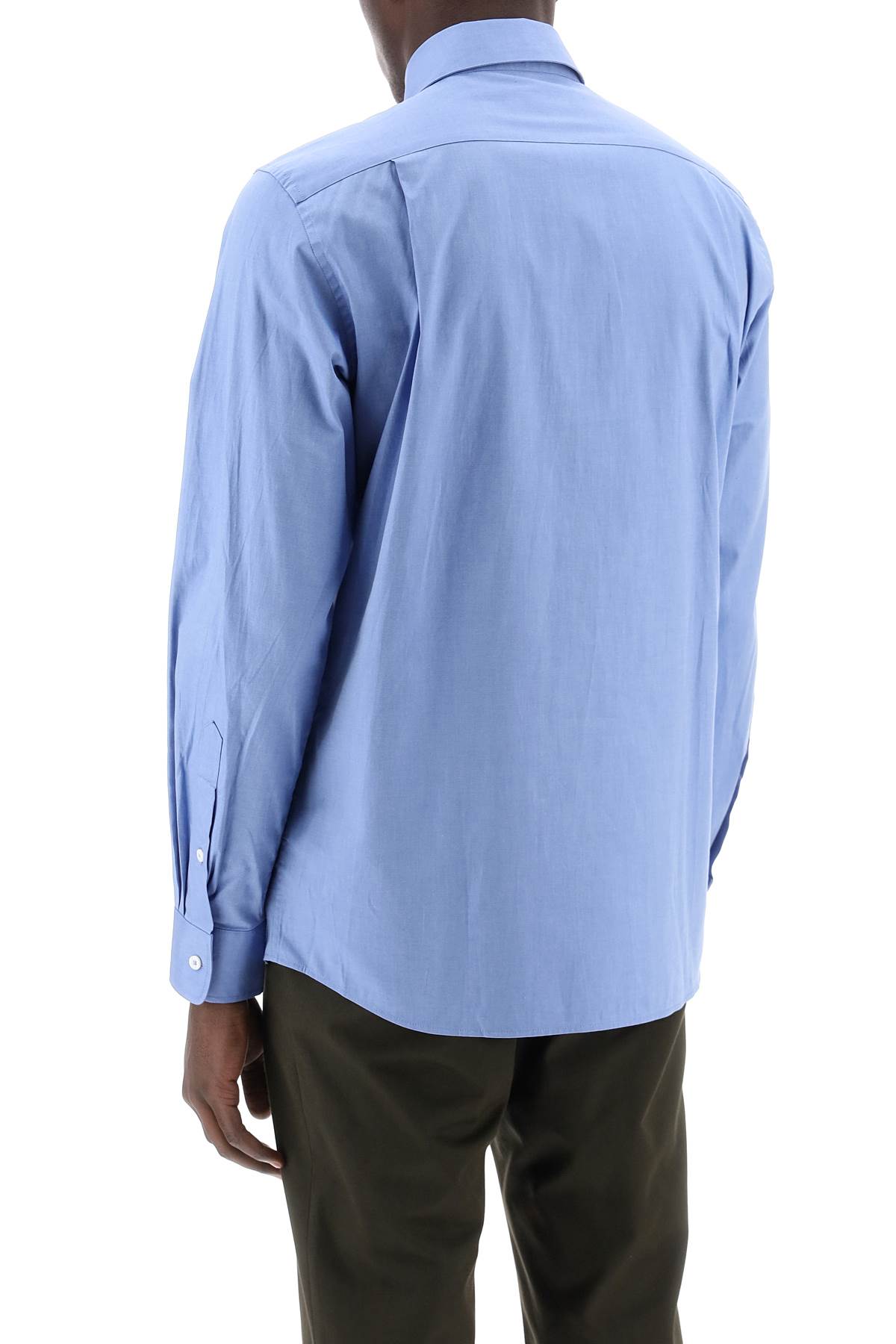 Shop Vivienne Westwood Two Button Krall Shirt In Blue (blue)