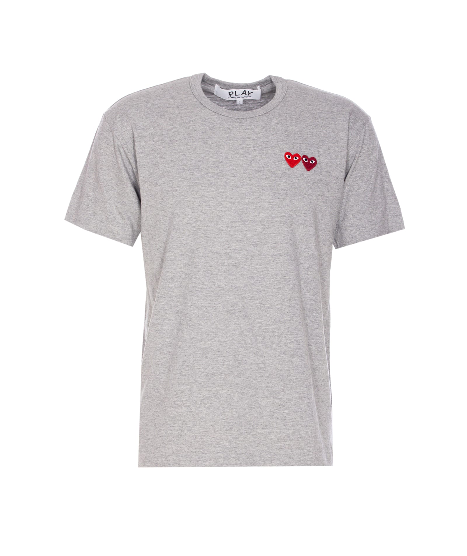 Comme des Garçons Play Double Heart Patch T-shirt