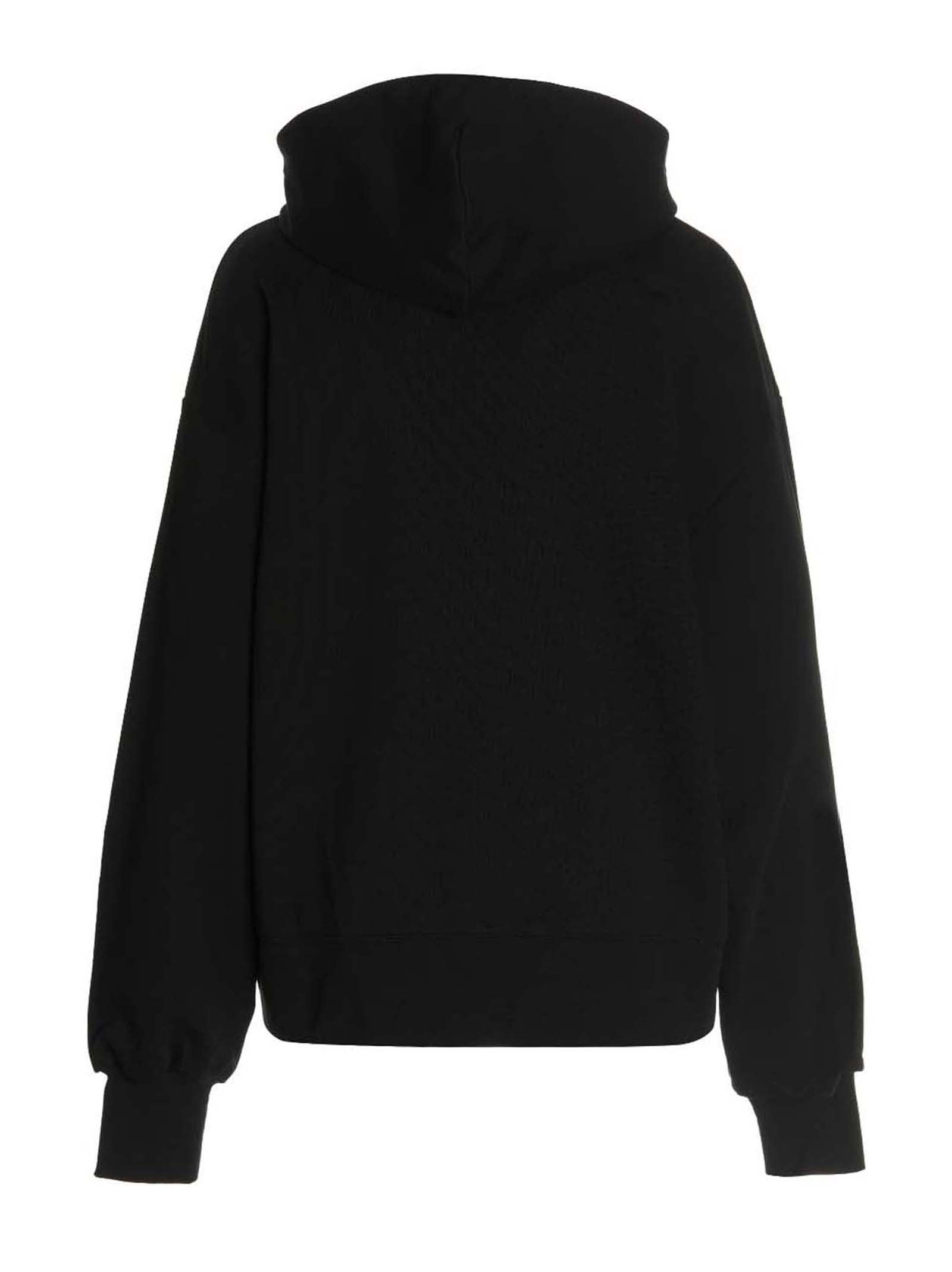 Shop Gcds Dont Care Capsule Hoodie With Dont Care Capsule In Black
