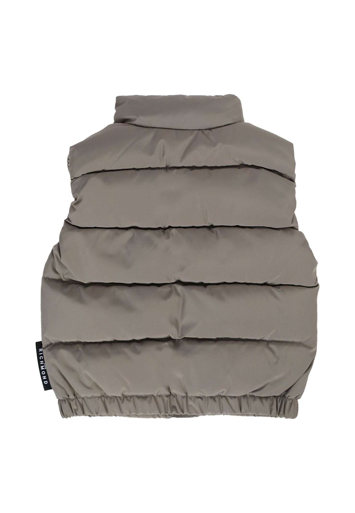 Richmond Grey Vest For Baby Boy With Logo In Gray