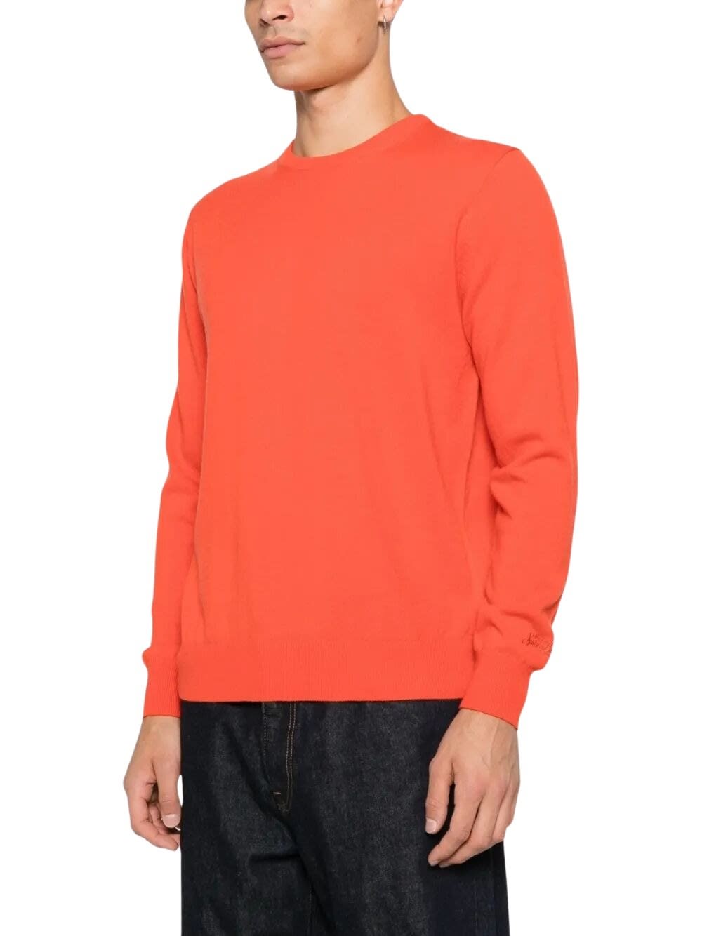 Mc2 Saint Barth Regent Crew-neck Sweater In Red