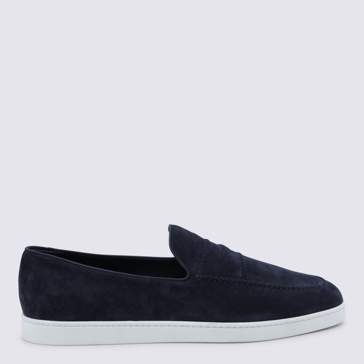 Church’s Navy Leather Loafers