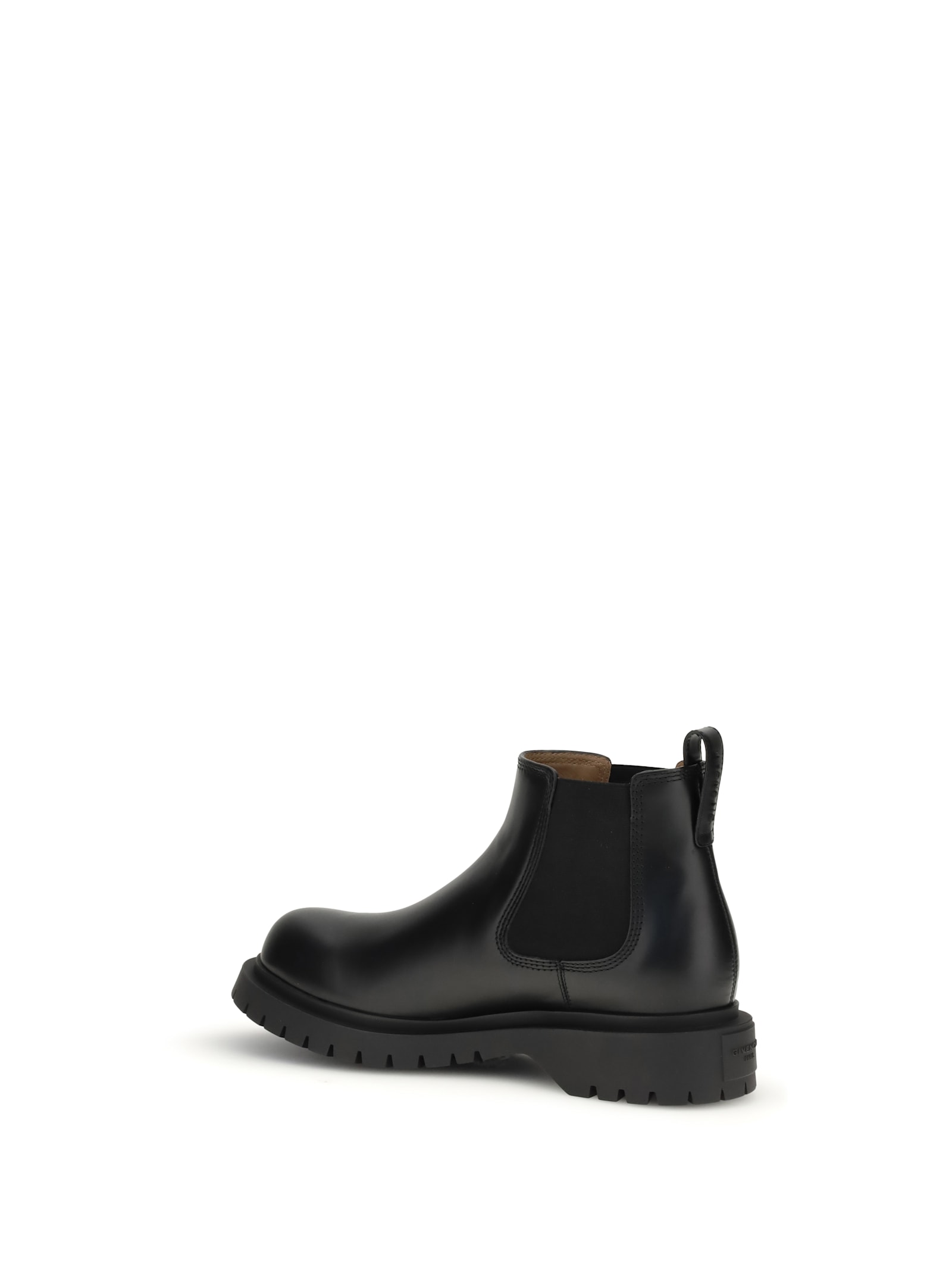 Givenchy Casual Round Toe Boots With Chunky Sole In Black