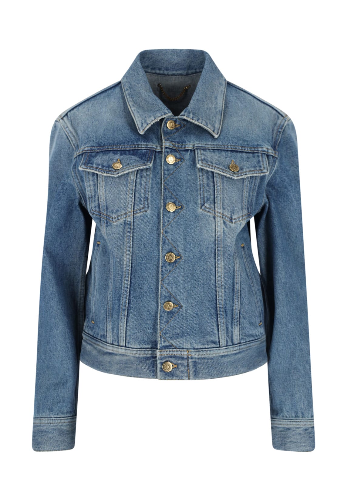 Golden Goose Denim Jacket In Blue