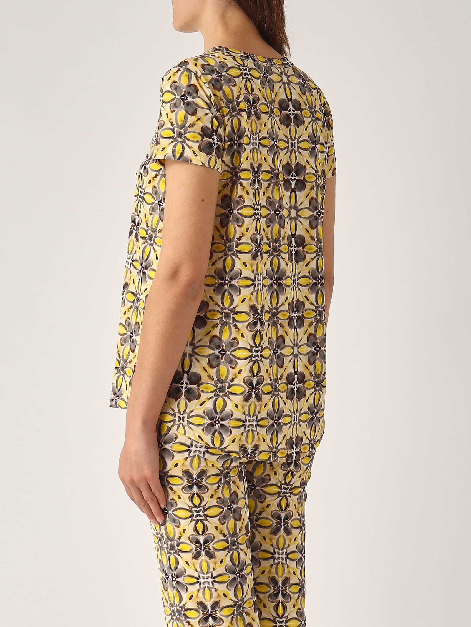 Maliparmi T-shirt Caleido T-shirt In Yellow