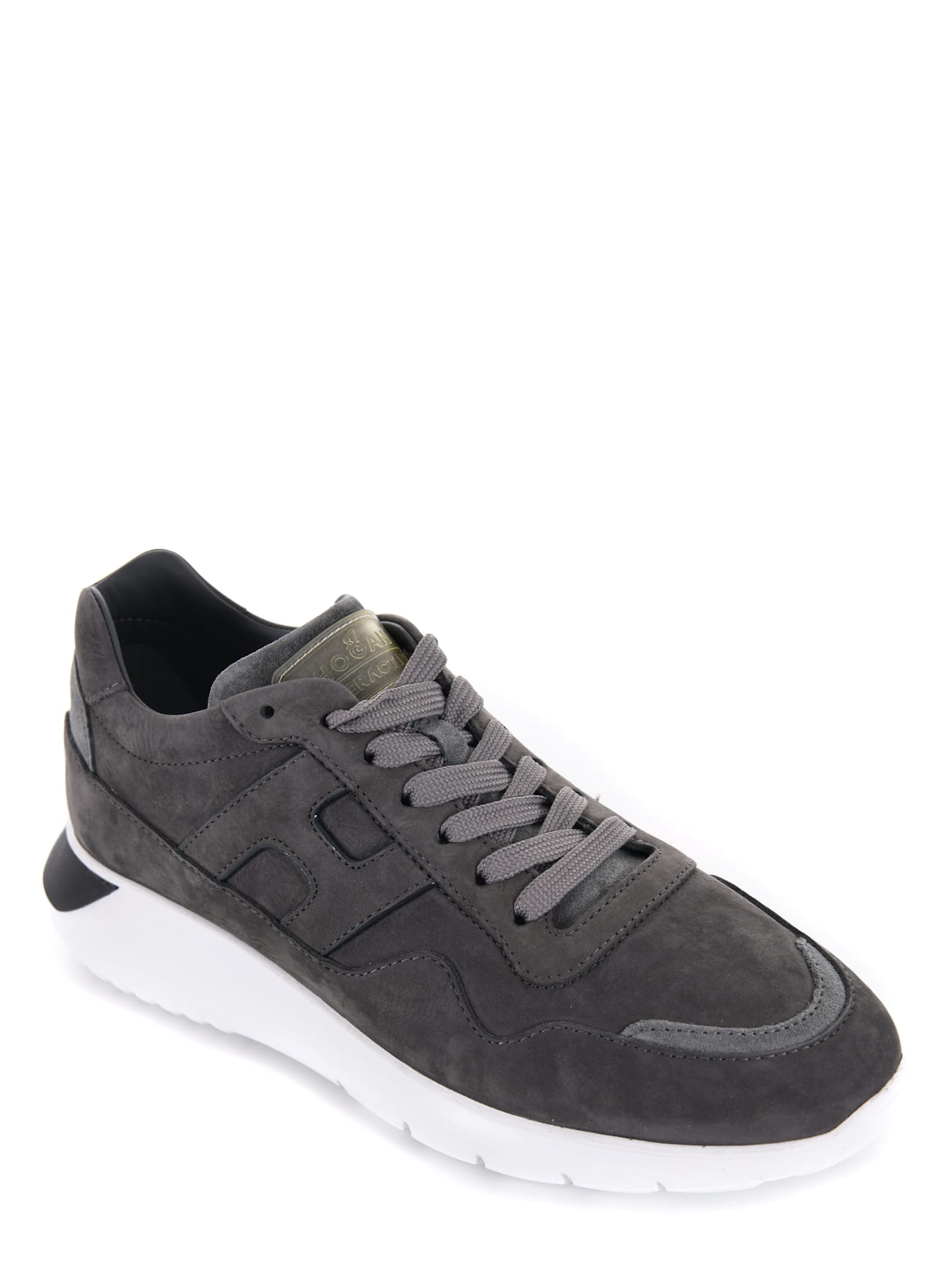 Shop Hogan Interactive3 Sneakers In Grey