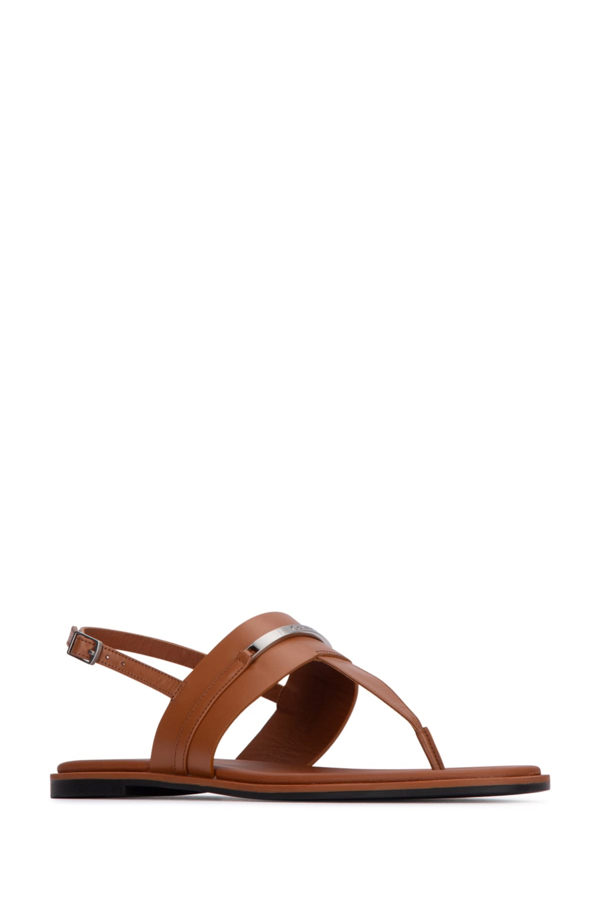 Shop Calvin Klein Sandali In Cognac