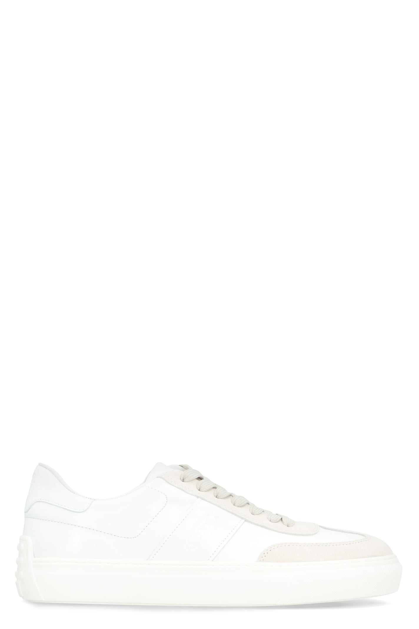 Tod's Leather Low-top Sneakers In White