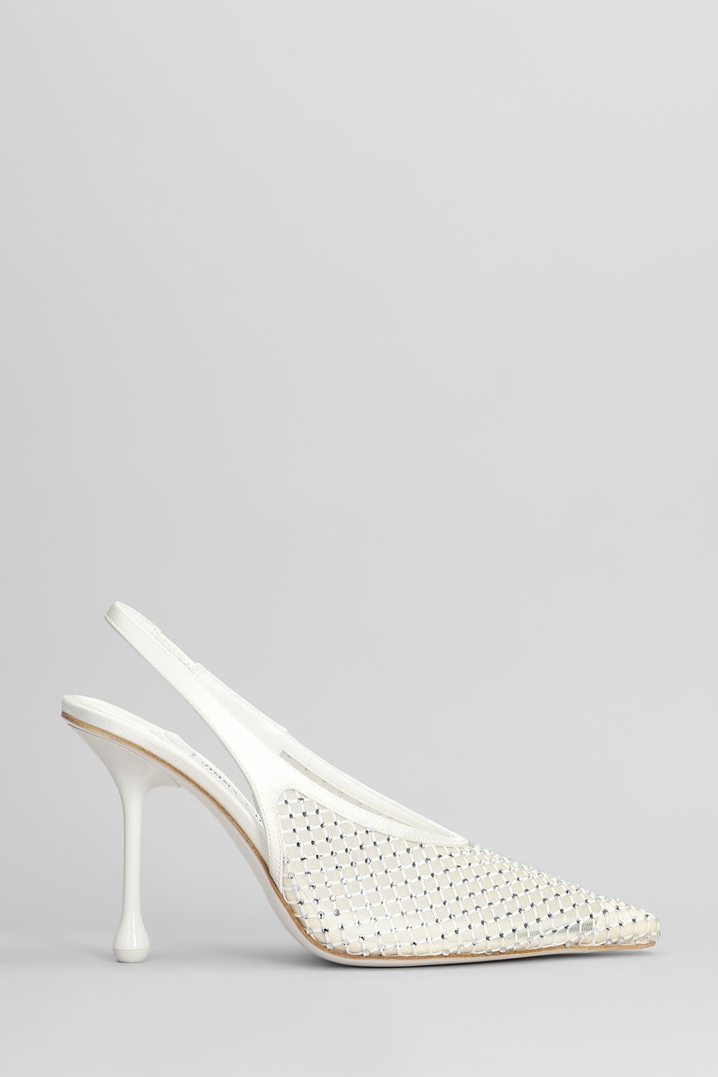 Isa 985 Pumps In White Leather
