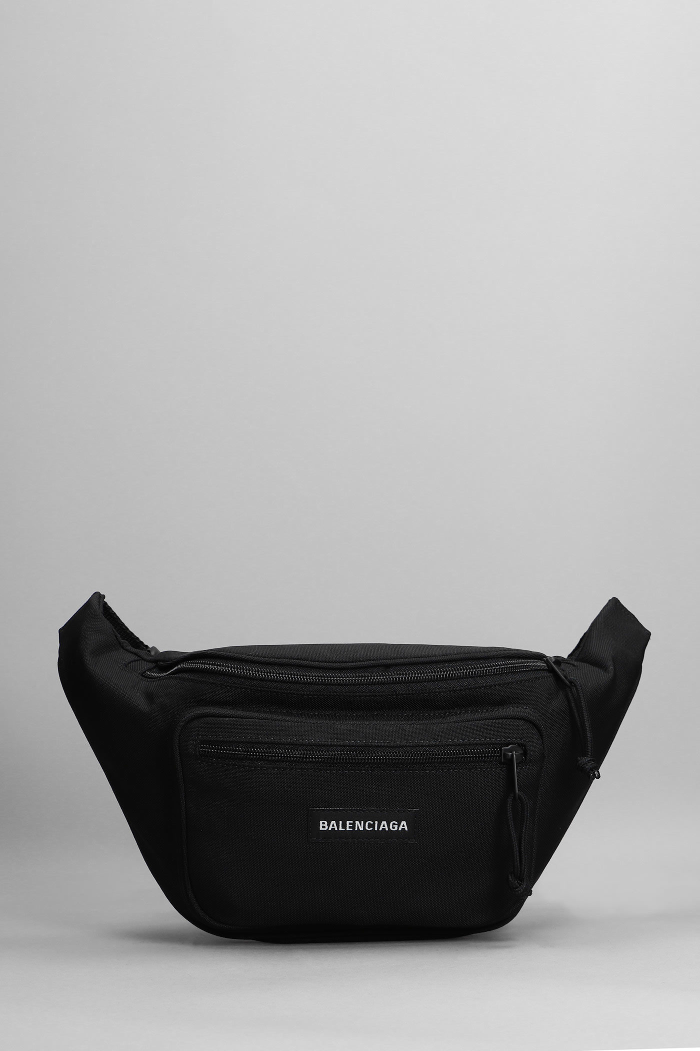 Balenciaga Waist Bag In Black Polyamide