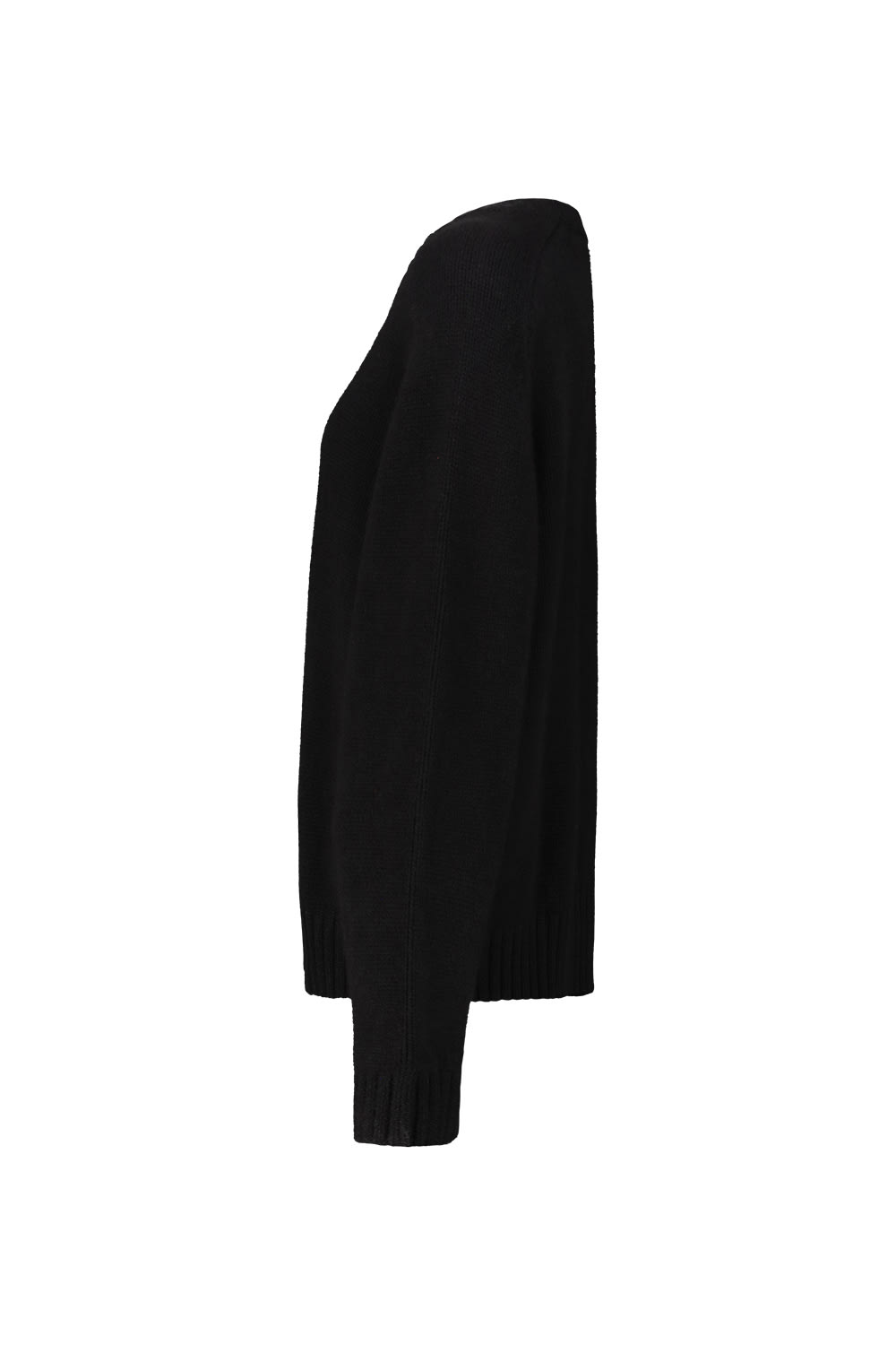 Khaite Maglione Mae In Cashmere Nero Donna In Black