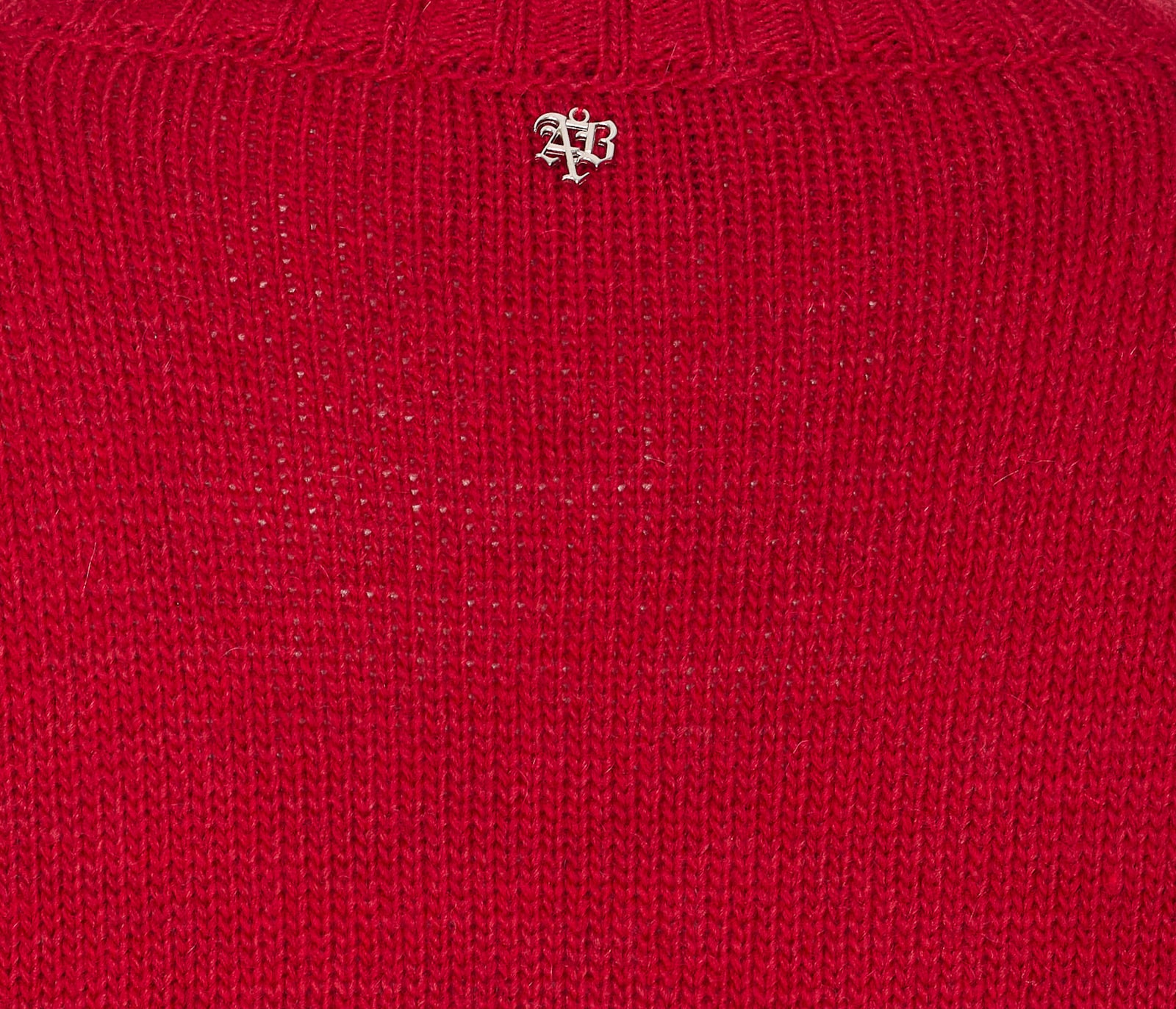 Aniye By Pull College Number-embellished Frayed Sweater In Red
