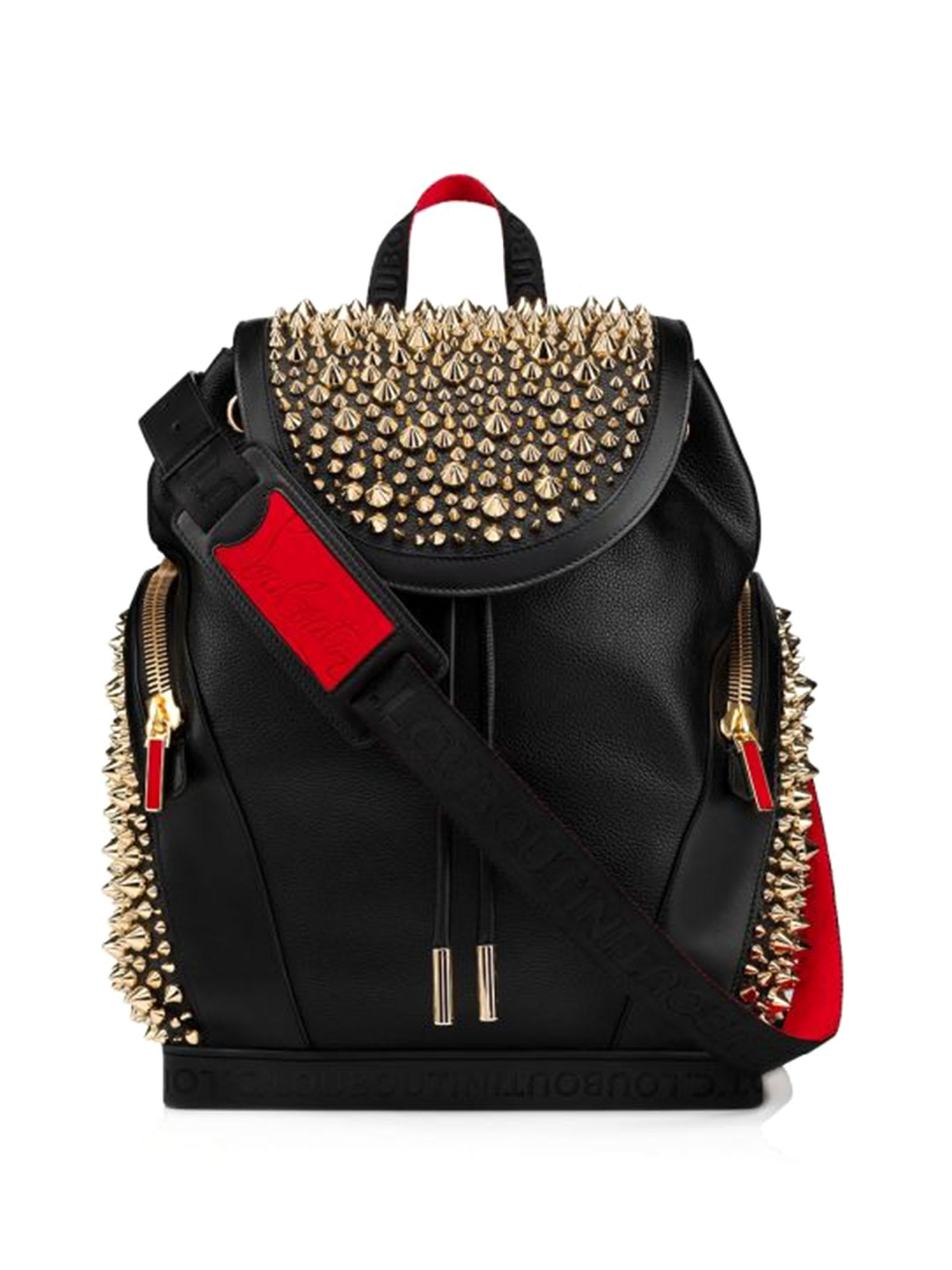 Christian Louboutin Leather Backpack With Studs