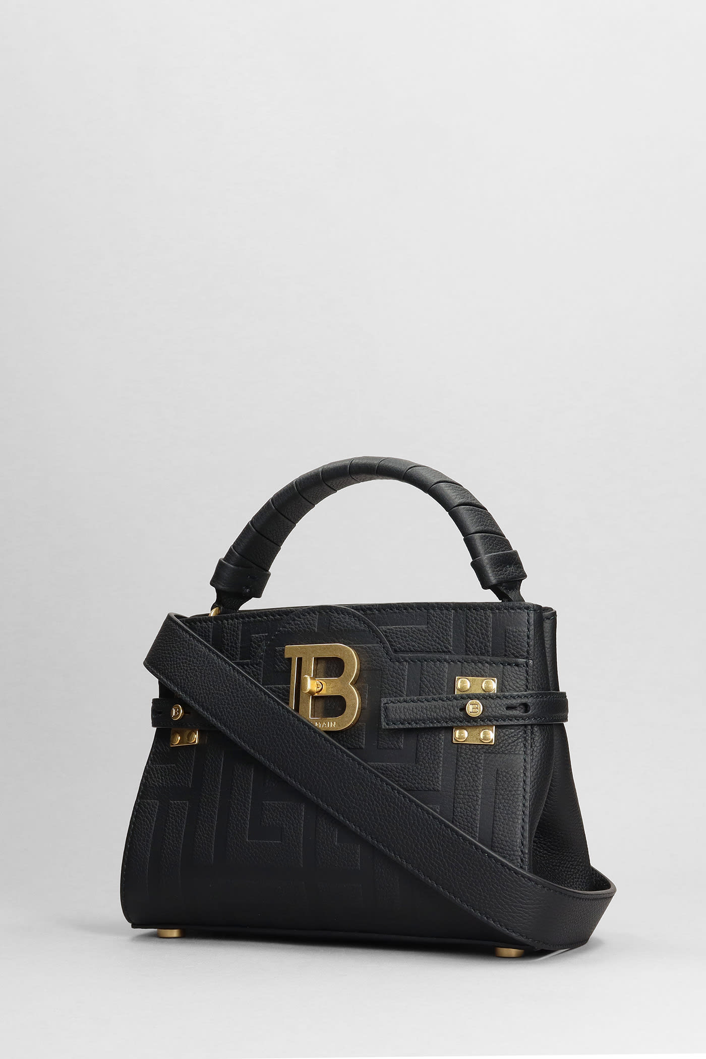 B-Buzz 22 Top Handle leather bag black - Women