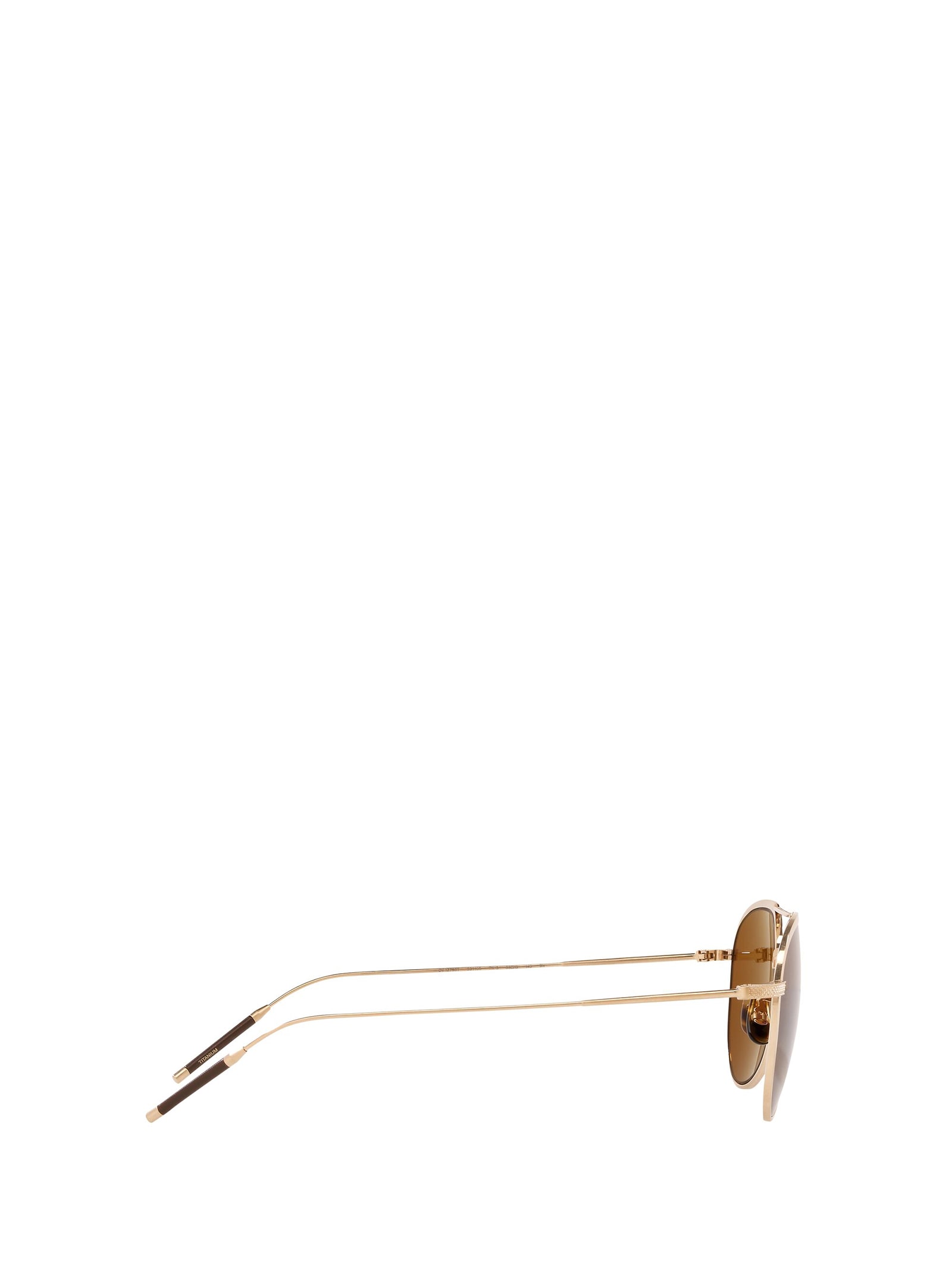 OLIVER PEOPLES OV1276ST BRUSHED GOLD SUNGLASSES 