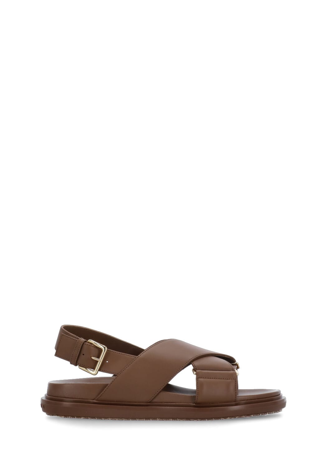 Marni // Brown Fussbett Buckle Sandal – VSP Consignment