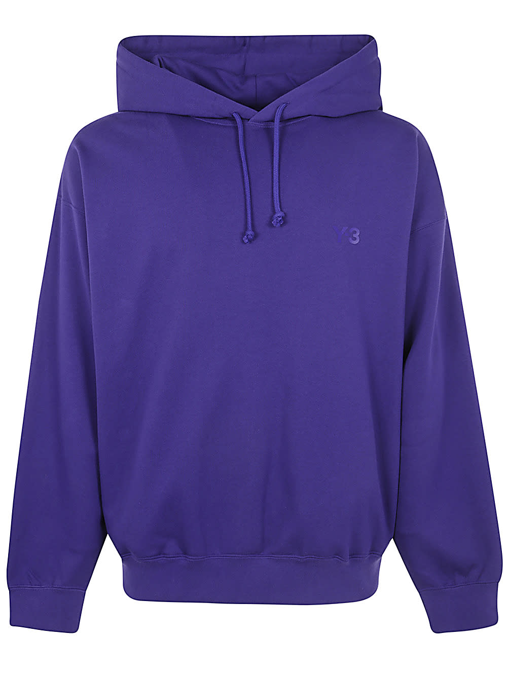 Shop Y-3 Fl Hoodie In Cpurple