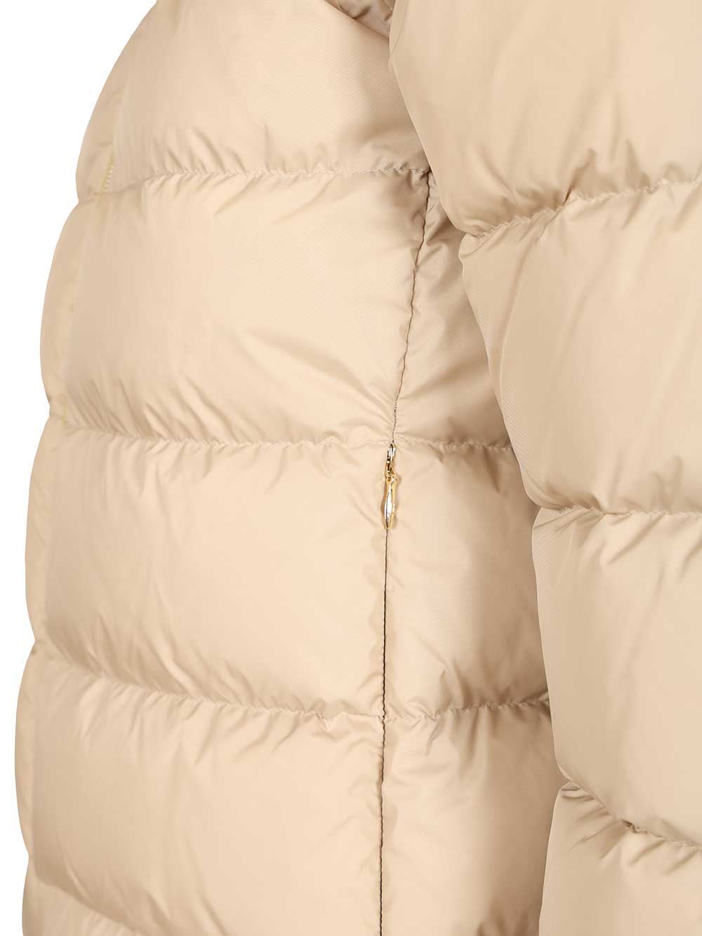 Herno Chamonix Nylon Cape In Pink