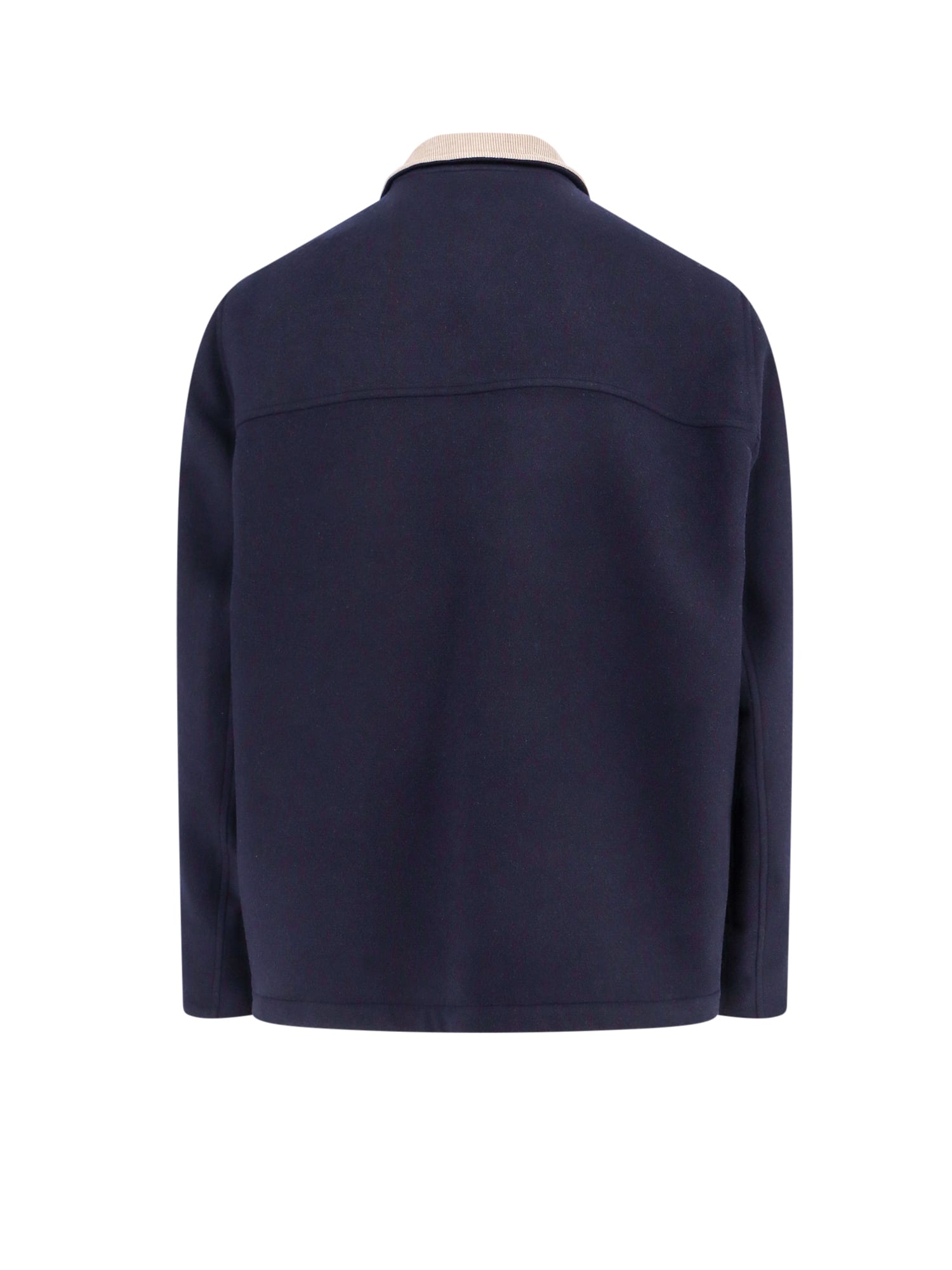 Shop Brunello Cucinelli Jacket In Blue