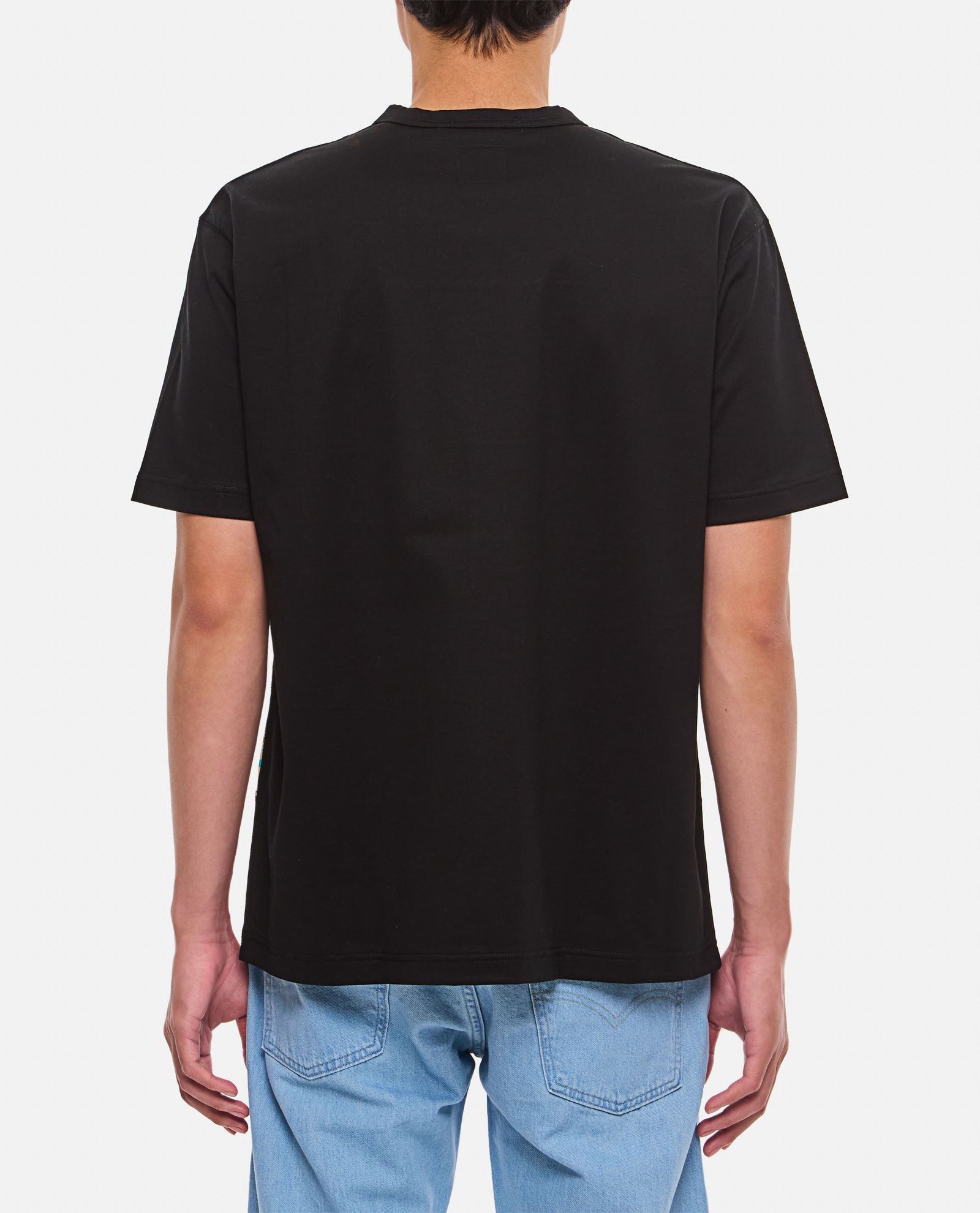 Shop Junya Watanabe Cotton Patch T-shirt In Multicolour