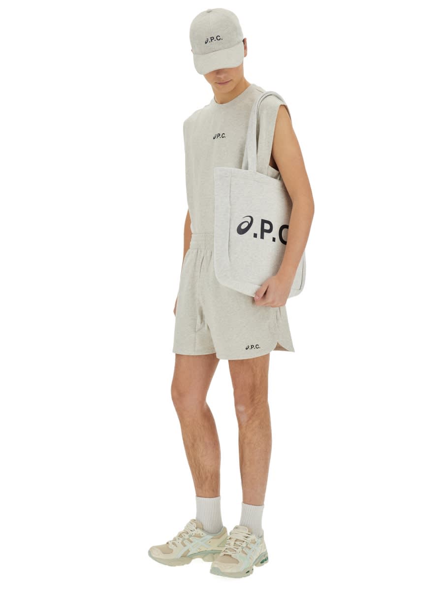 Asics Shorts Coast In Gray