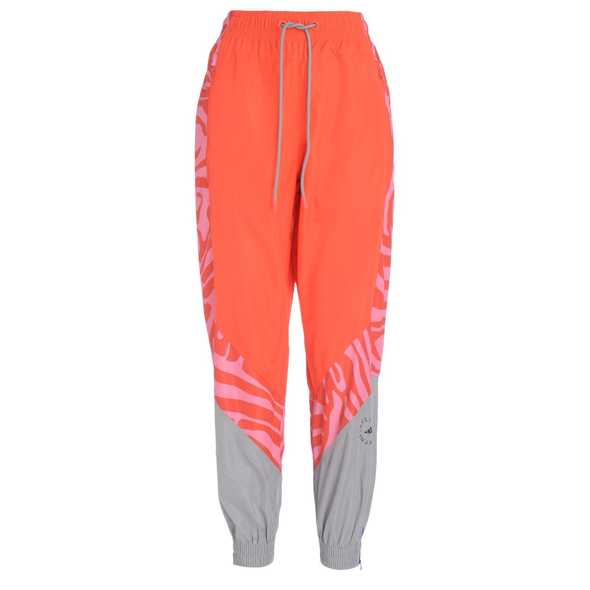 Joggers Adidas By Stella Mccartney In Orange Technical Fabric