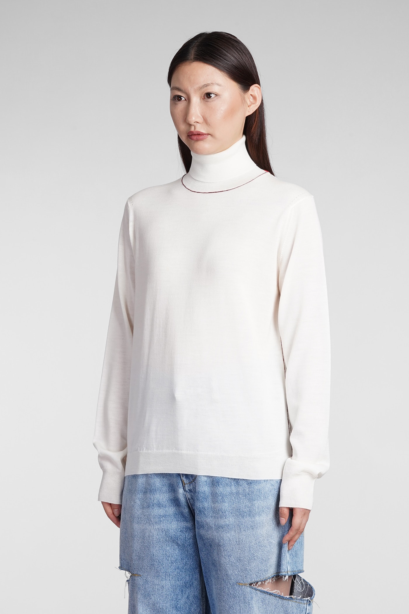Maison Margiela Pullover Damen Farbe Weiss In White