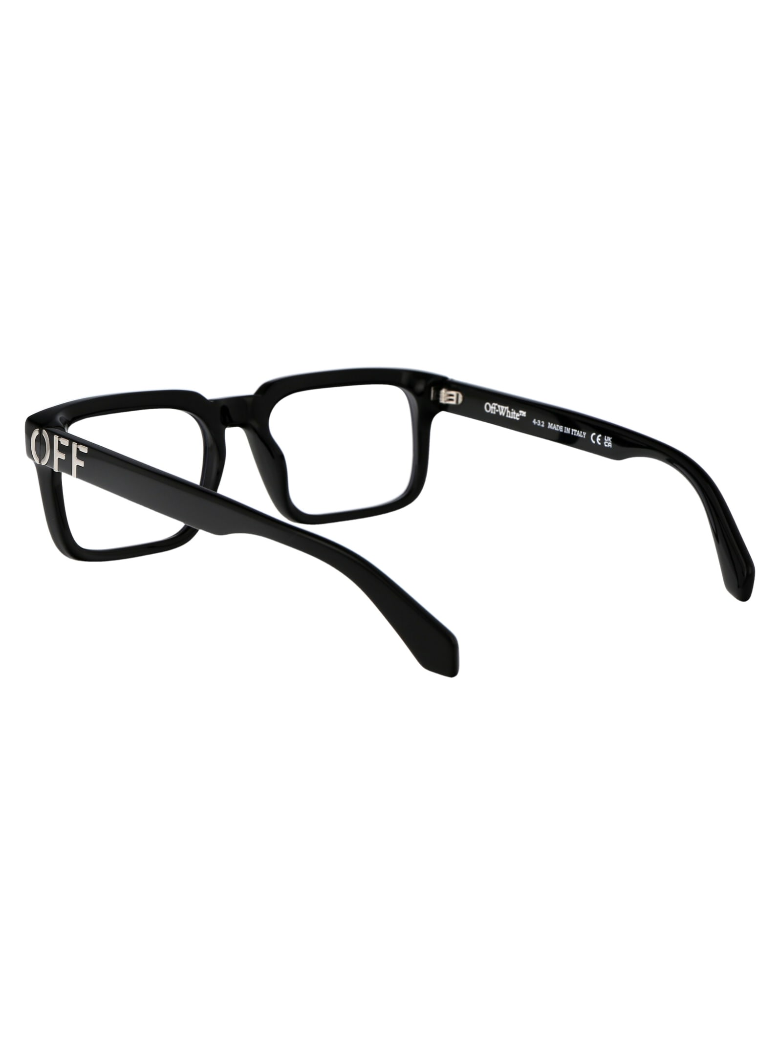 Shop Off-white Optical Style 70 Glasses In 1000 Black
