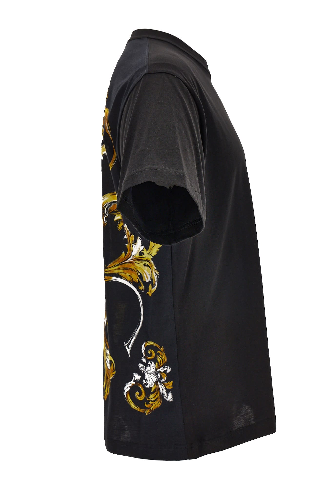 Shop Versace Jeans Couture T-shirt In Black