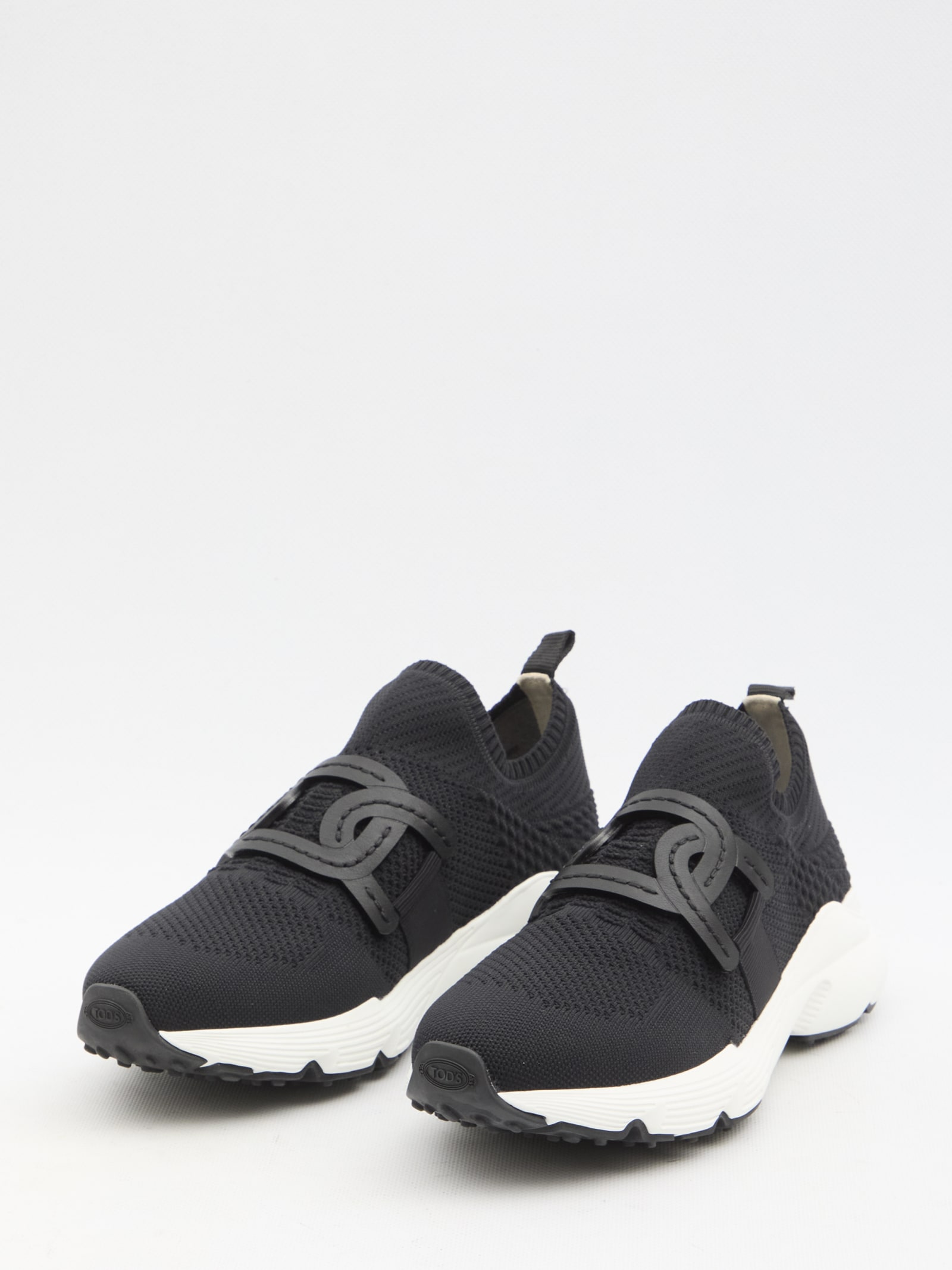 Shop Tod's Kate Sneakers In Black