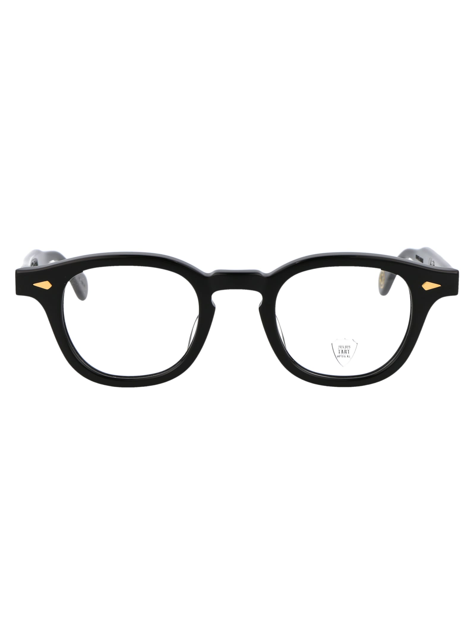 Julius Tart Optical Ar Gold Glasses In Black