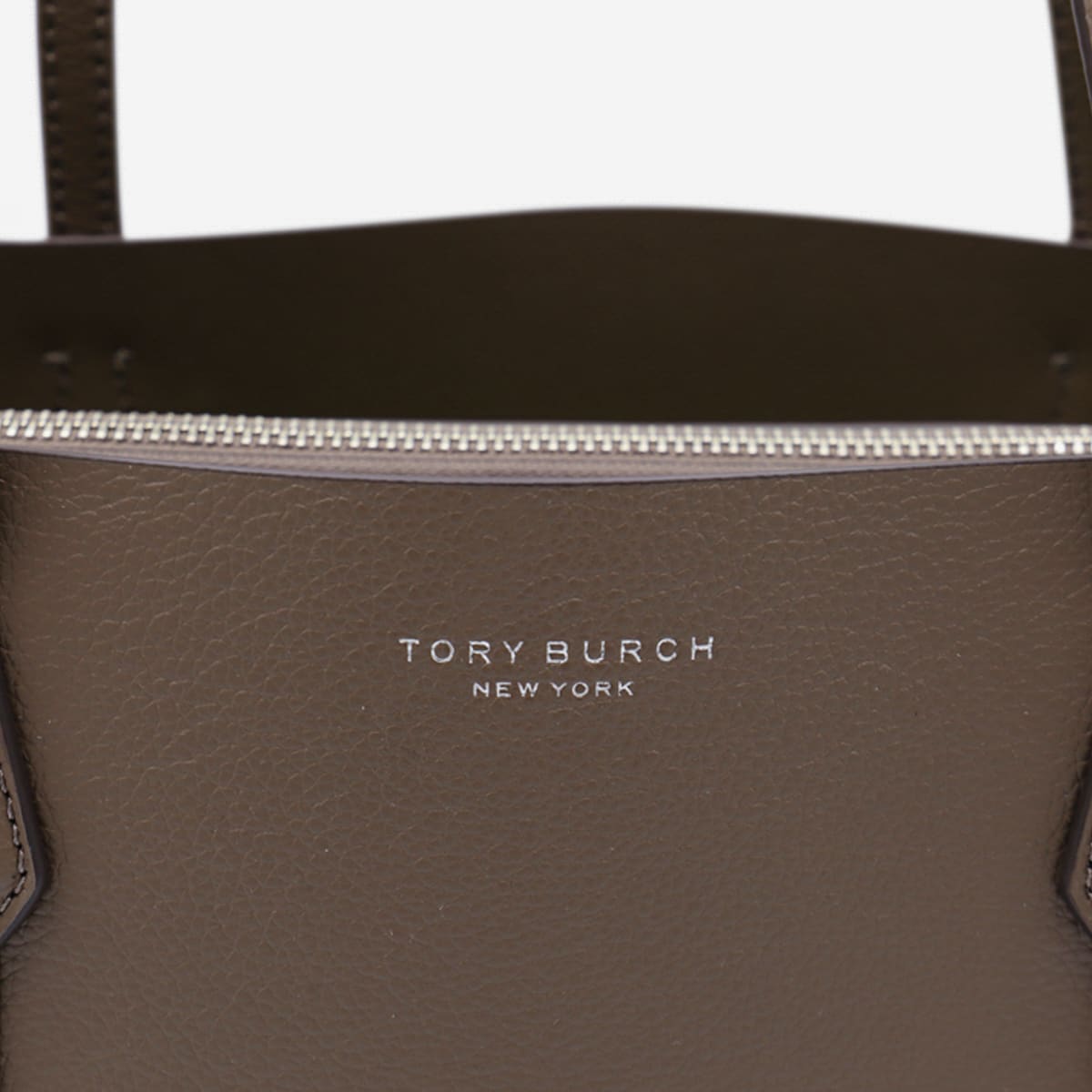 Tory Burch Brown Leather Perry Tote Bag In Brown